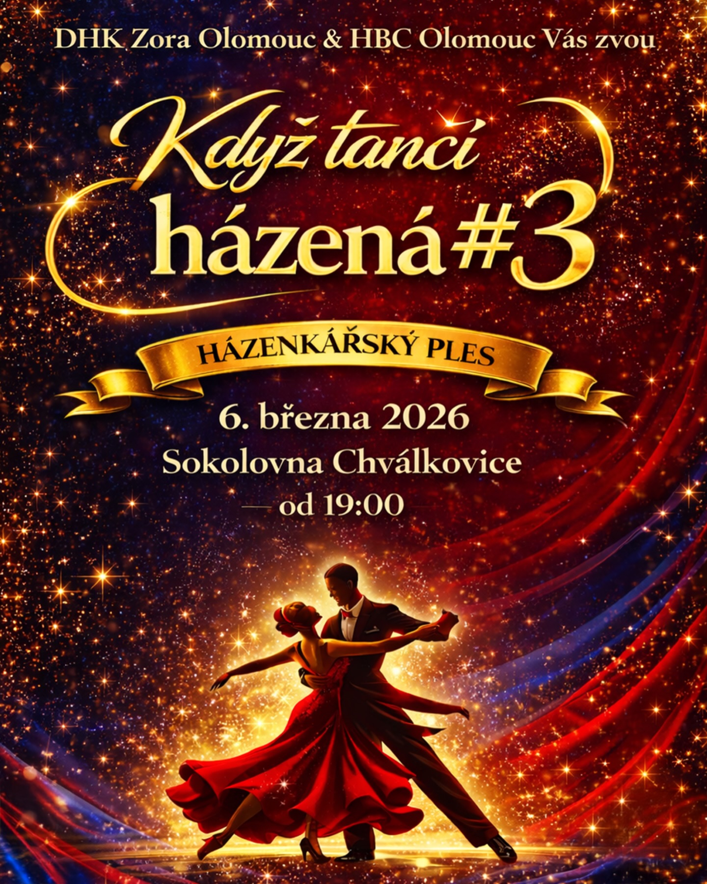 🎉 JIŽ TENTO PÁTEK! 🎉
Zapiš si do kalendáře – čeká nás další ročník oblíbeného házenkářského plesu Když házená tančí #3 💃🕺
📅 6. března 2026
📍 Sokolovna Chválkovice
⏰ od 19:00
Pokud ještě nemáš vstupenku, stále máš šanci!
🎟 Stání – 250 Kč
🎟 Sezení – 450 Kč
Neváhej a zajisti si své místo na večer plný tance, zábavy a skvělé atmosféry ✨
👉 Vstupenky koupíš zde:
https://www.smsticket.cz/vstupenky/63080-kdyz-hazena-tanci-iii-tj-sokol-olomouc-chvalkovice-olomouc
Těšíme se na vás! ❤️💙
#hbcolomouc #kdyzhazenatanci #ples #olomouc hazenka spolecne