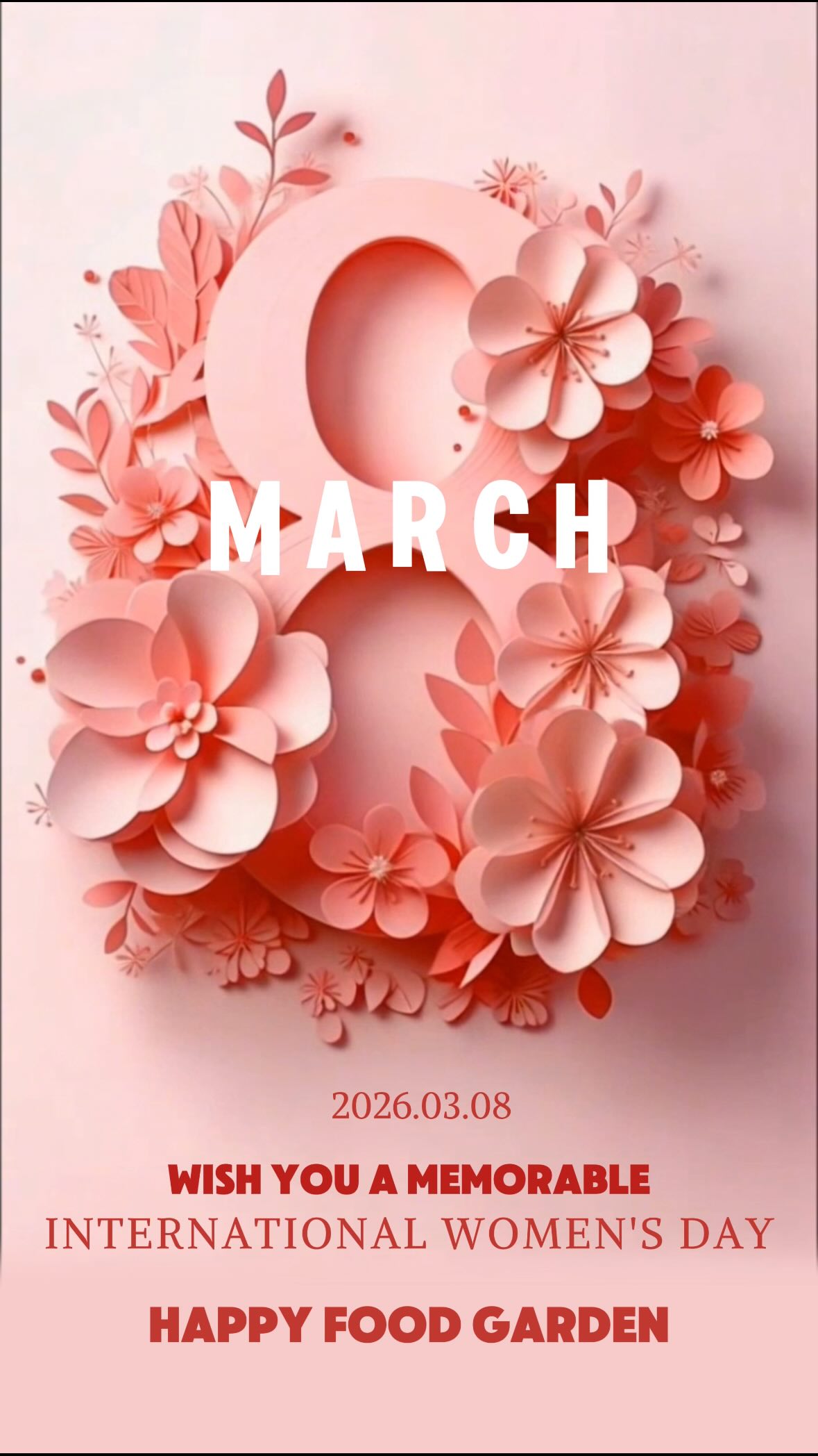 Today we celebrate the amazing women behind our restaurant. 🌸
From the kitchen to the dining floor, their hard work, kindness, and strength help create the warm atmosphere that our guests experience every day. Each of them brings their own story, personality, and passion into what they do.
In this video, we asked our team a few questions about who they are, what inspires them, and what being a woman in the restaurant industry means to them.
To all the women who work tirelessly, support others, and bring warmth into the world — today is for you. ❤️ Show this video at checkout and we will give every woman -20% discount on any food ordered on 8.3.2026 (not applicable on drinks).
Happy International Women’s Day from all of us at Happy Food Garden. 🌷
Happy Food Garden
📍Kalevankatu 23, 00100 Helsinki
#hotpot #BBQ #ChineseFood #helsinki #womensday