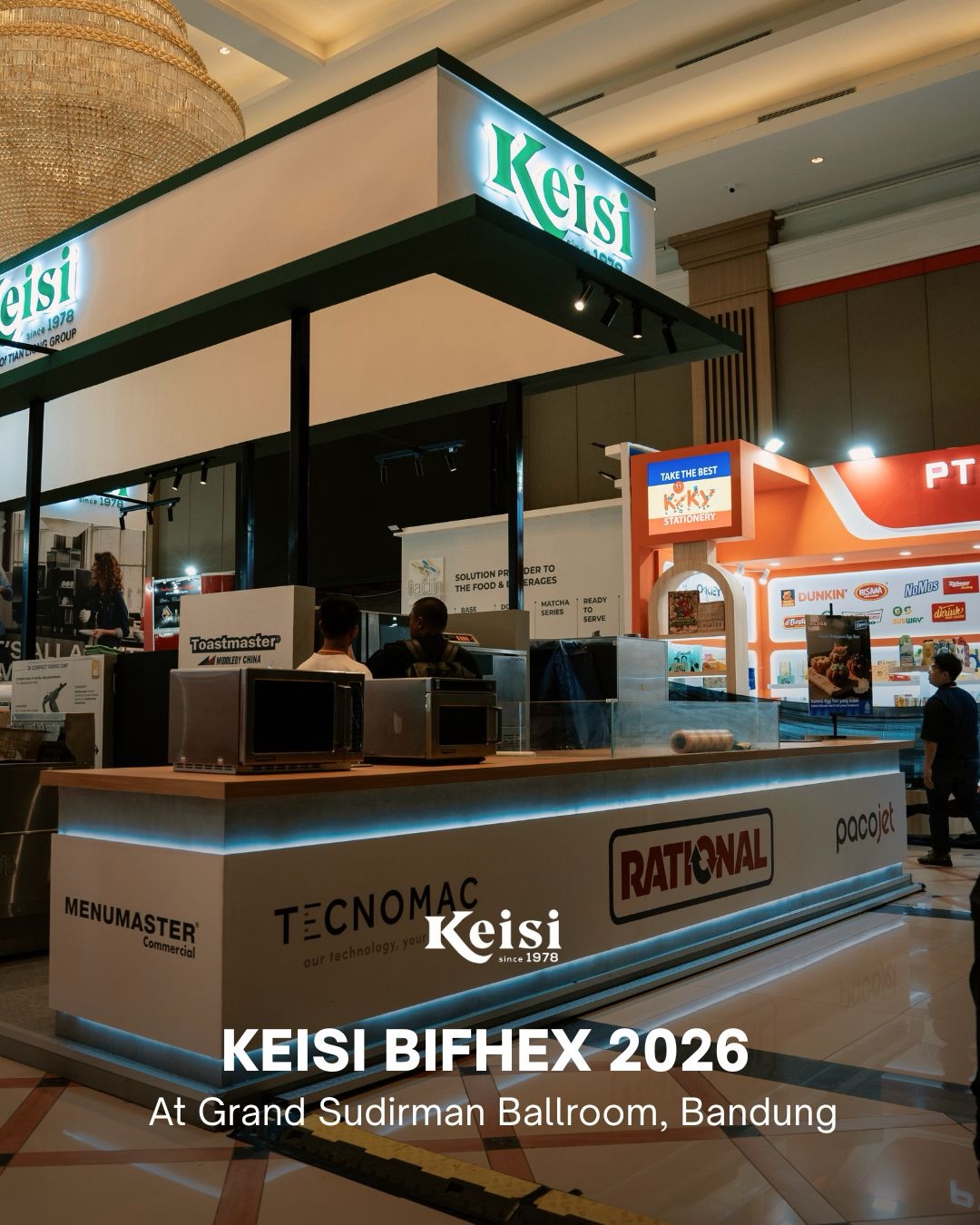 A productive few days at BIFHEX Bandung.
The event gave us the opportunity to showcase a wide range of commercial kitchen solutions, conduct live product demonstrations, and connect directly with industry professionals looking to improve their kitchen operations.
Our team also shared practical insights on equipment applications, workflow efficiency, and how the right systems can support long-term kitchen performance.
Thank you to everyone who visited the Keisi booth and took the time to explore our solutions with us.
#Keisi #BIFHEX #CommercialKitchen #FoodserviceSolutions #ProfessionalKitchen