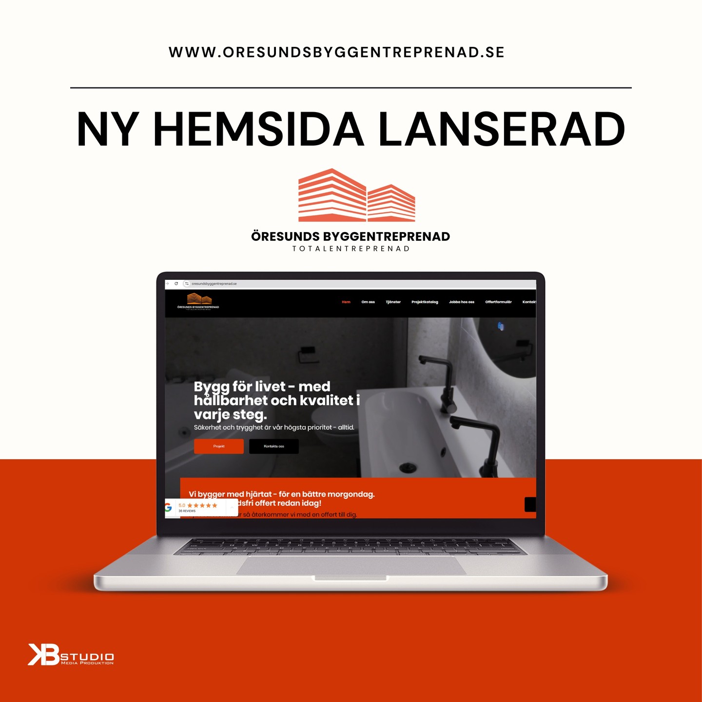 Vi moderniserar och vidareutvecklar webbplatsen för @oresundsbyggentreprenad , med ytterligare uppdateringar planerade under mars månad. Kunden är avtalskund hos oss för tredje året i rad, vilket speglar ett långsiktigt och förtroendefullt samarbete.
#reklambyrå #marknadsföring #content #marketing #kbstudiomedia #mobilevideography