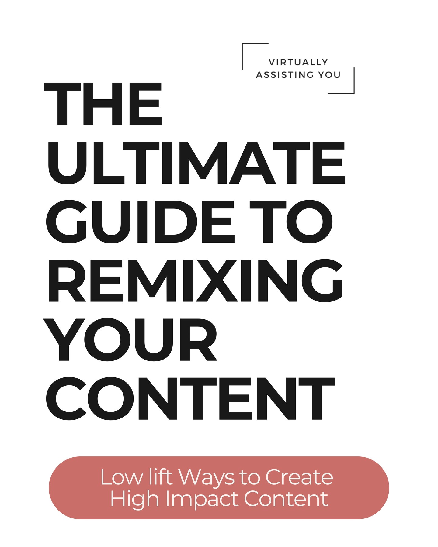 If you run a wellness business, here’s the truth 👇🏼
People rarely act the first time they hear your message.
Posting something once isn’t enough - repetition builds recognition.
But how do you repeat yourself without sounding boring or salesy? 👀
The Ultimate Guide to Remixing Your Content gives you 20+ smart ways to repurpose your content so that you can reinforce your key messages in a way that feels natural and intentional.
Because let’s be honest…
Your audience is busy.
Feeds move fast.
Even great posts get missed.
You are the only one who sees all of your content.
When you share your core ideas through different angles and formats, you give people more chances to understand, remember and take action.
And that’s exactly what this guide will help you do!
Click the bio link to download your copy for free 💛