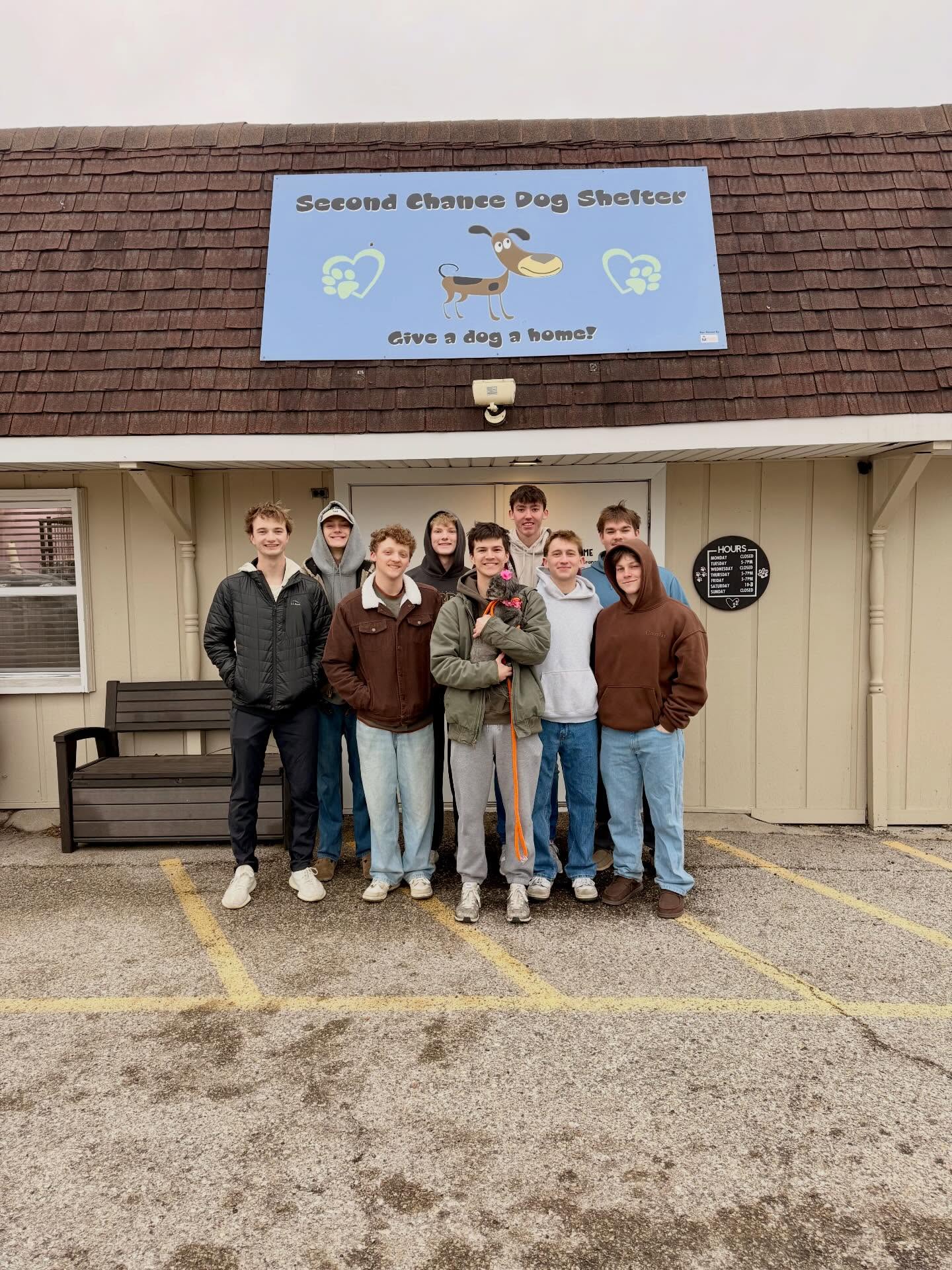 We had a great time this morning volunteering at Natalie’s Second Chance!