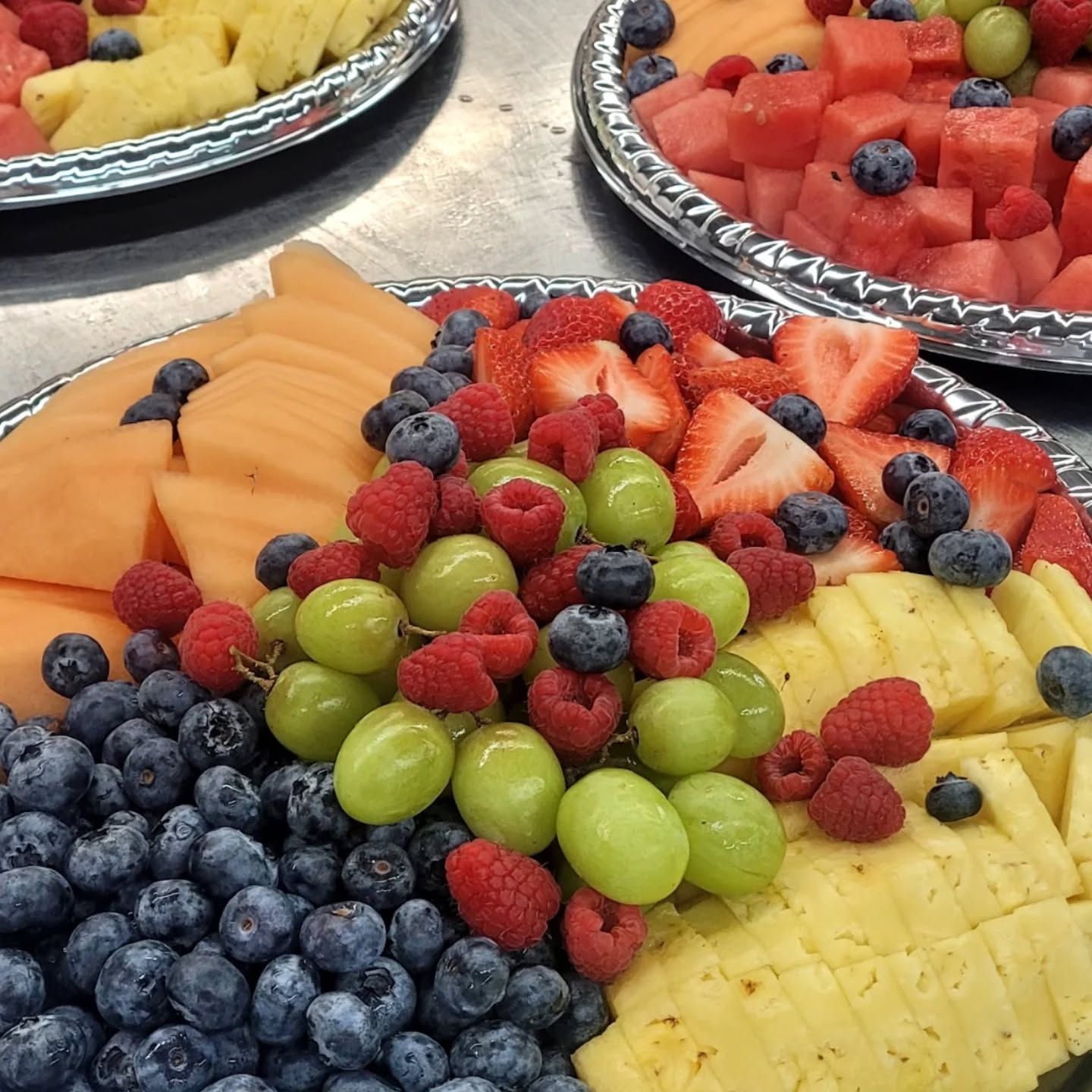 Some fruit, veggie, meat and sandwich platters I've done over the years