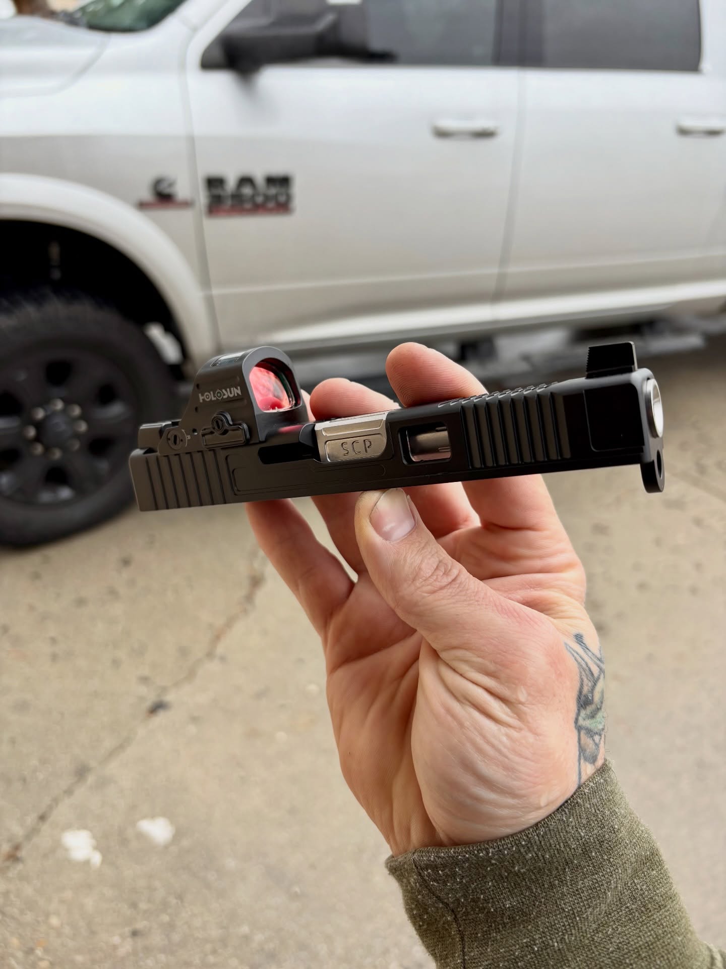 Our new barrels pair real nice with our Reaper cut slide with some @angrybeararms2.0 blackout irons. These will be available soon…