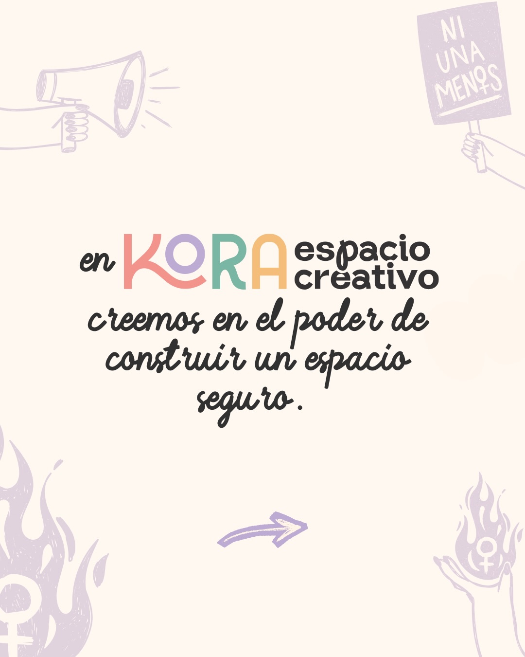 ✨Este sábado abrimos las puertas de Kora para preparar juntas el 8M. 💜 Trae tus ideas, nosotras ponemos el espacio y los materiales ✨
🪧Cartel $100.00
👜Bolsa tote $300
Incluye bebida de cortesía de @_emunacafe