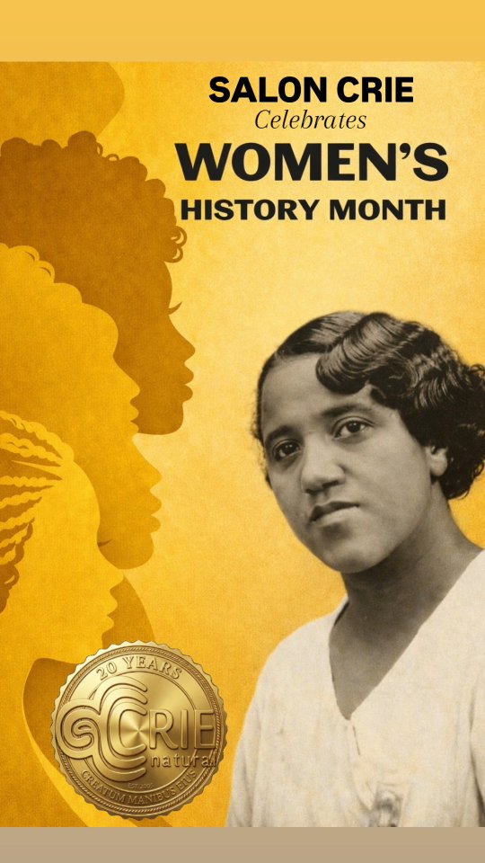 Melanated March anyone????
During Women’s History Month, it is important to recognize women whose work shaped industries, created opportunity, and opened doors for generations that followed. One of those women is Marjorie Stewart Joyner.
Marjorie Joyner was more than a hairstylist. She was an innovator, an educator, and a business leader who transformed the beauty industry.
In 1928 she patented the permanent wave machine, becoming the first African American woman to receive a patent for a haircare invention. Her innovation revolutionized textured hair styling and helped expand professional beauty services across the country.
Joyner worked closely with beauty pioneer Madam C. J. Walker, helping to grow the Walker beauty empire and training thousands of stylists through the Walker school system. Her influence extended far beyond the salon chair. She built systems of education and professional development that empowered Black women to build careers, businesses, and financial independence within the beauty industry.
(CONT. in the caption