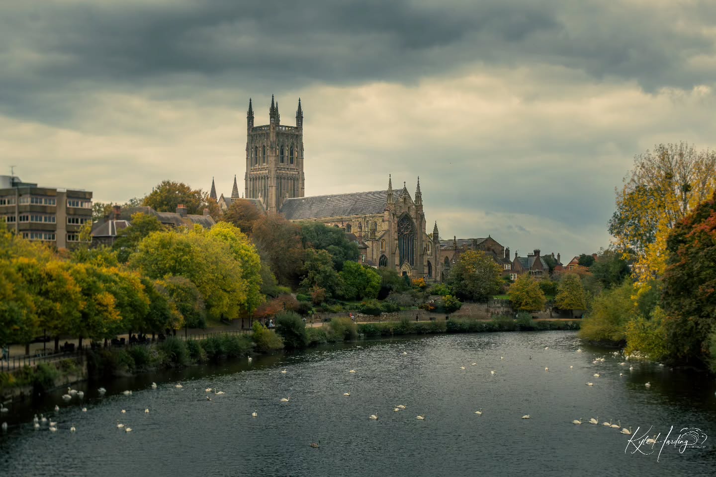 There’s something grounding about watching the river move beneath a sky like this.
The cathedral has stood here for centuries — weathering storms, shifting seasons, quiet evenings and busy days alike. Meanwhile, the swans drift across the surface as if nothing has changed at all.
Moments like this remind me why I carry a camera through familiar places. Even the city feels still, if you wait long enough.
Worcester Cathedral, seen from the river below.
#worcestercathedral #worcester #visitworcester #uklandscape #riversevern