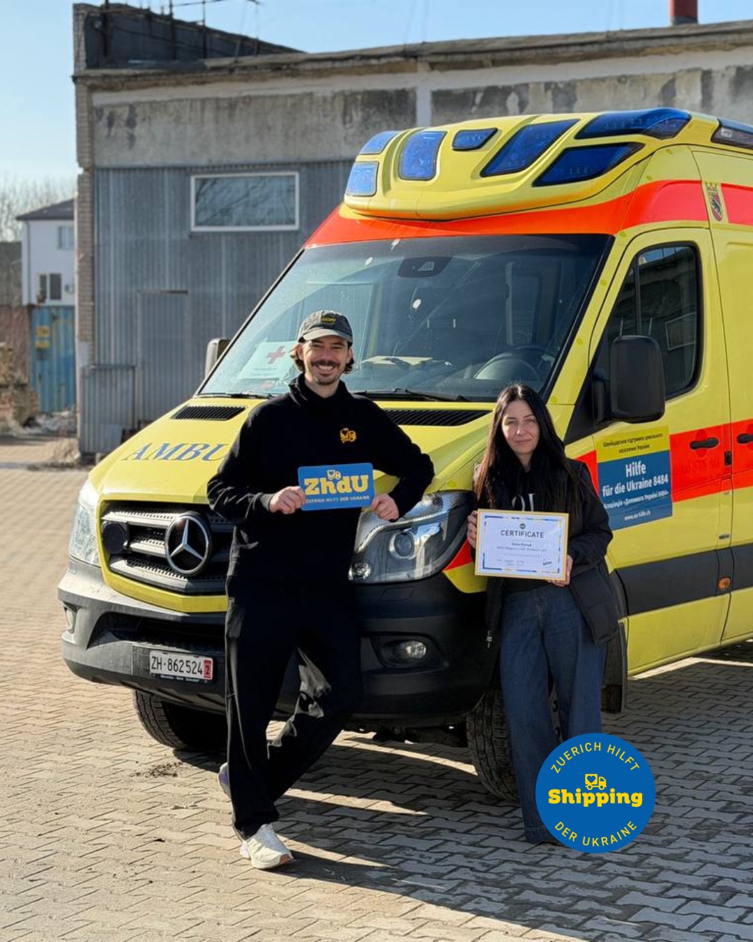 Oops, we did it again! 🤭
Another ambulance delivered to Ukraine. 🚑
After a few days on the road from Switzerland, we reached our destination and handed it over to @samooborona.lviv.
It wouldn’t have come together without the support of Vindobona Foundation, who financed the ambulance, and Hilfe für die Ukraine 8484 - an incredible logistics partner who kept the convoy moving all the way to Ukraine.
This one had a lot of moving pieces, quite literally. Thanks to a real team effort and everyone involved, we can proudly say: Mission accomplished ✅
P.S. Swipe for the end-of-the-road smile 😁
#ZhdU #supportukraine #standwithukraine