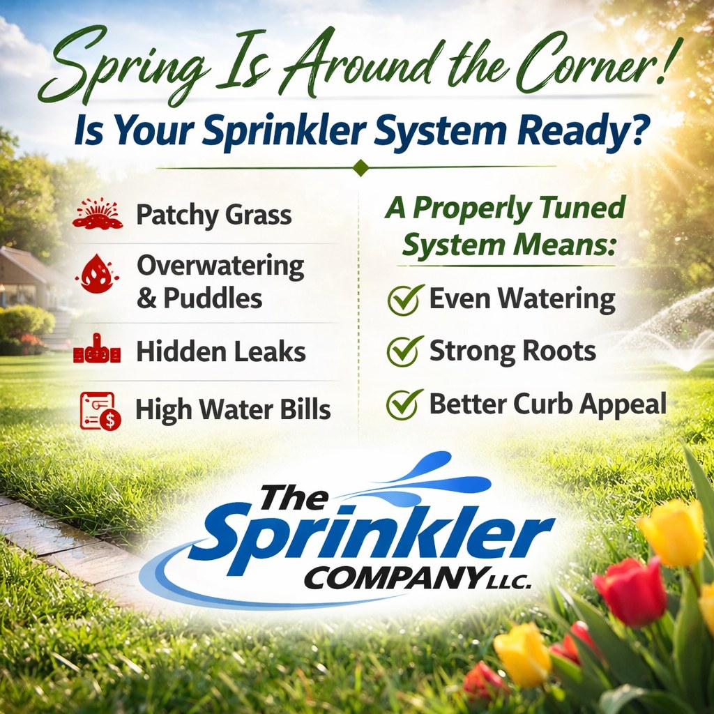 Believe it or not spring is around the corner !🌷
Is your sprinkler system ready?
Before the warm weather hits, make sure:
✅ No cracked sprinkler heads
✅ No hidden underground leaks
✅ All zones are firing properly
✅ Your timer is set correctly
Most irrigation problems show up the first time you turn the system on.
Don’t wait until you see brown spots.
Schedule your spring start-up today -thesprinklerco.com
#SpringIsComing #SprinklerSystem #IrrigationTips #TheSprinklerCompany