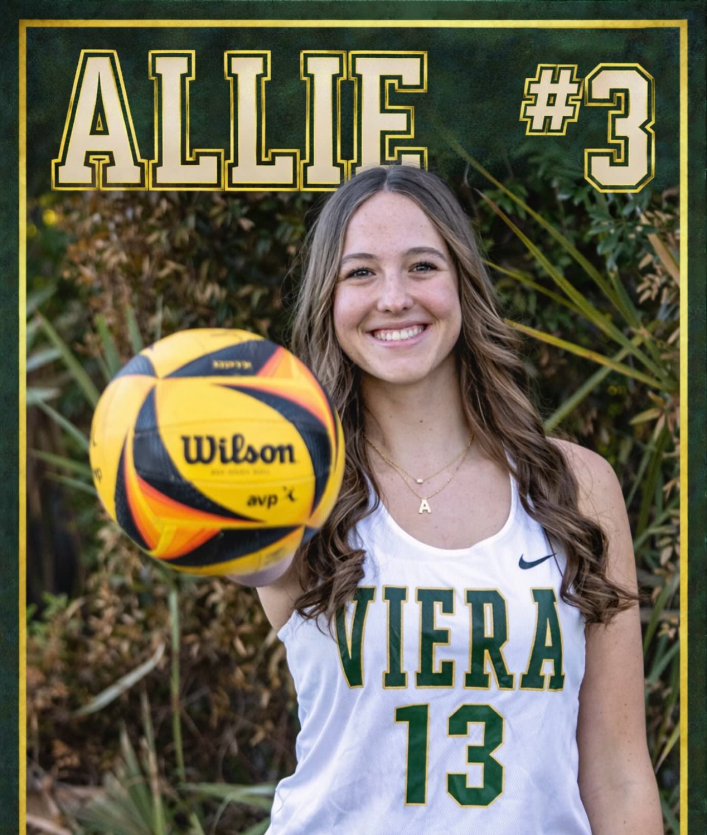 💐 Meet Allie Brown 💐
📚 Junior
🏐 Third Year Viera Beach Volleyball Player
🎵 Favorite Song: Sally When The Wine Runs Out by ROLE MODEL
Fun Fact: Allie likes pineapple on her pizza! 🍕 🍍