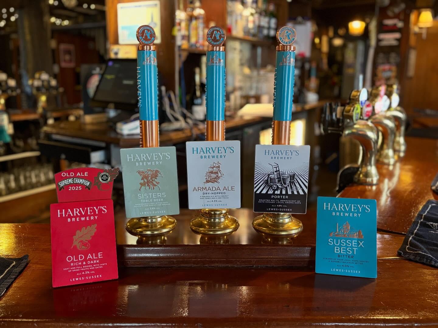 Marching into March with this line up 🍺🍺🍺 @harveysbrewery @lamb1790