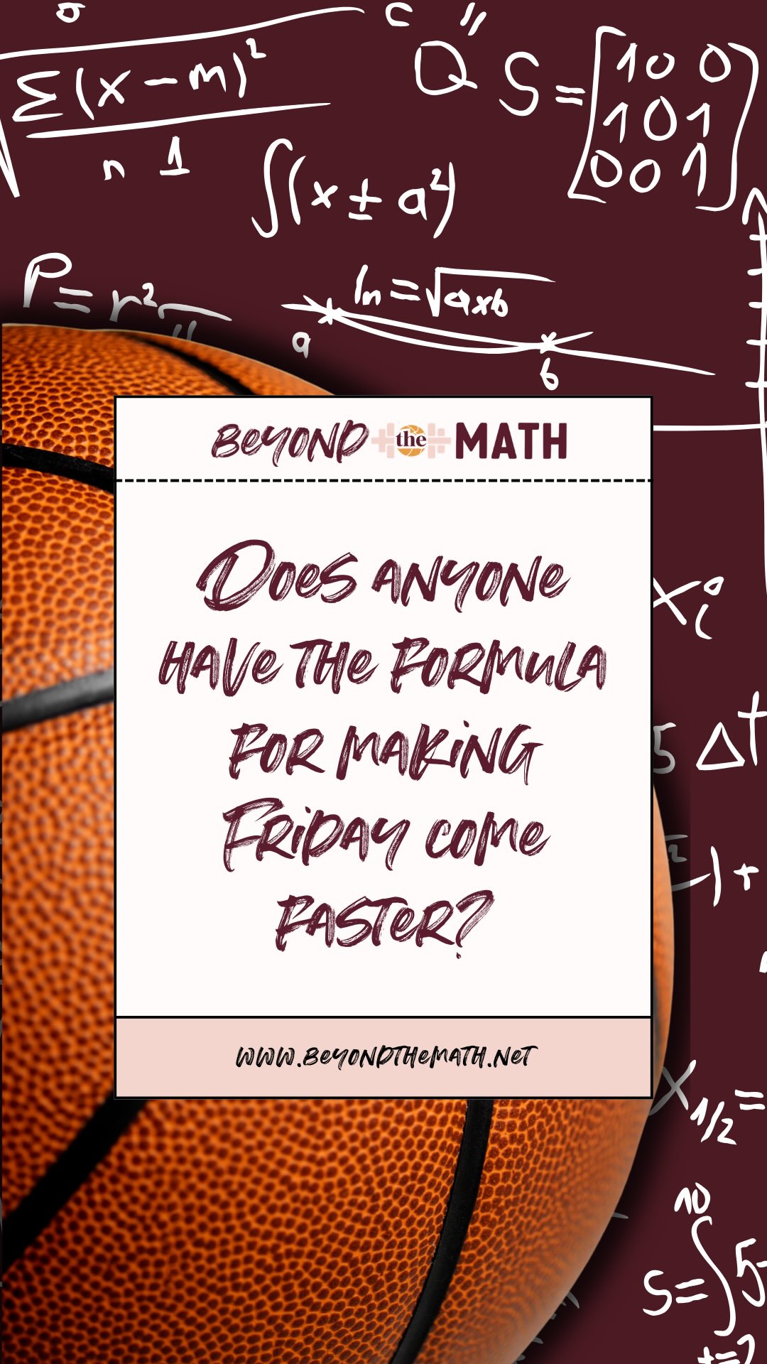 So close. I swear these kids are getting crazier and crazier. I just need to get through today and tomorrow is a cake walk.
.
.
.
#algebrateacher #mathteacher #basketballcoach #springbreak
