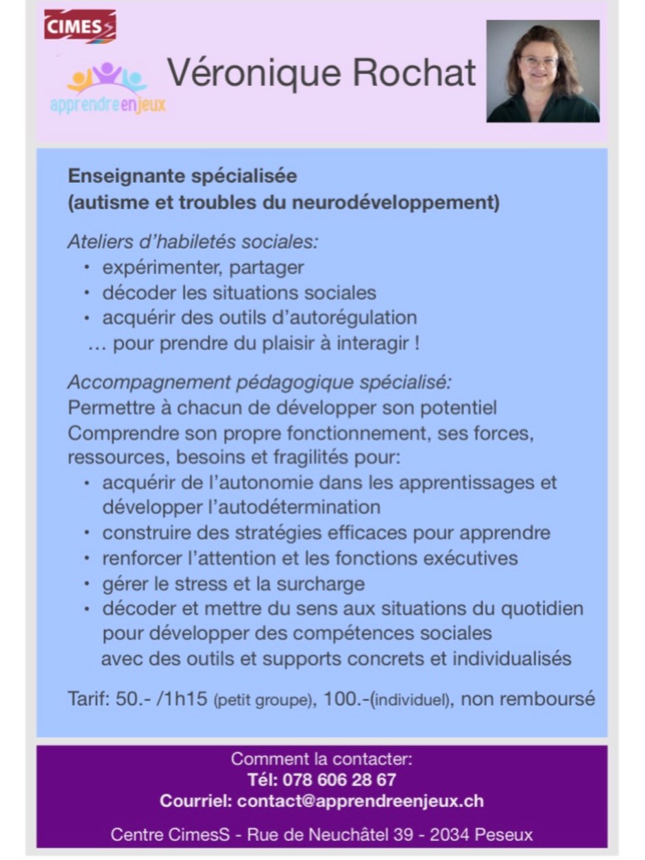 J’ai maintenant le plaisir de collaborer avec l’équipe CIMESS et de pouvoir vous recevoir à Peseux.