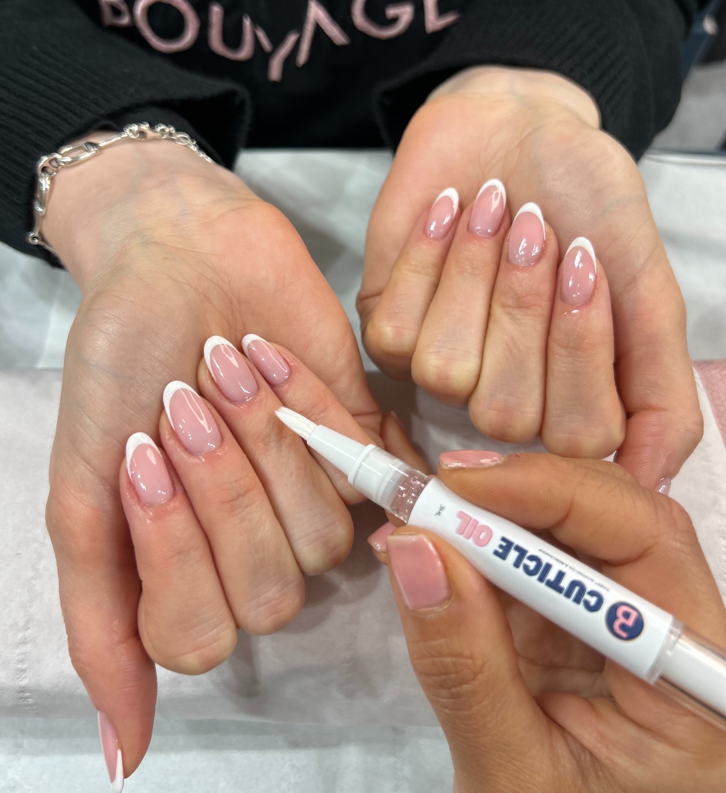 At Bouyage, we believe beauty goes beyond the salon.
We wanted to create a true 360° nail experience — supporting healthy nails not just in-chair, but at home too.
That’s why we’ve launched our very own Bouyage Cuticle Oil 🤍
A huge thank you to Milly & Jacey for being so proactive in bringing this to life — this wouldn’t have happened without you both.
✨ Available to purchase at your next appointment