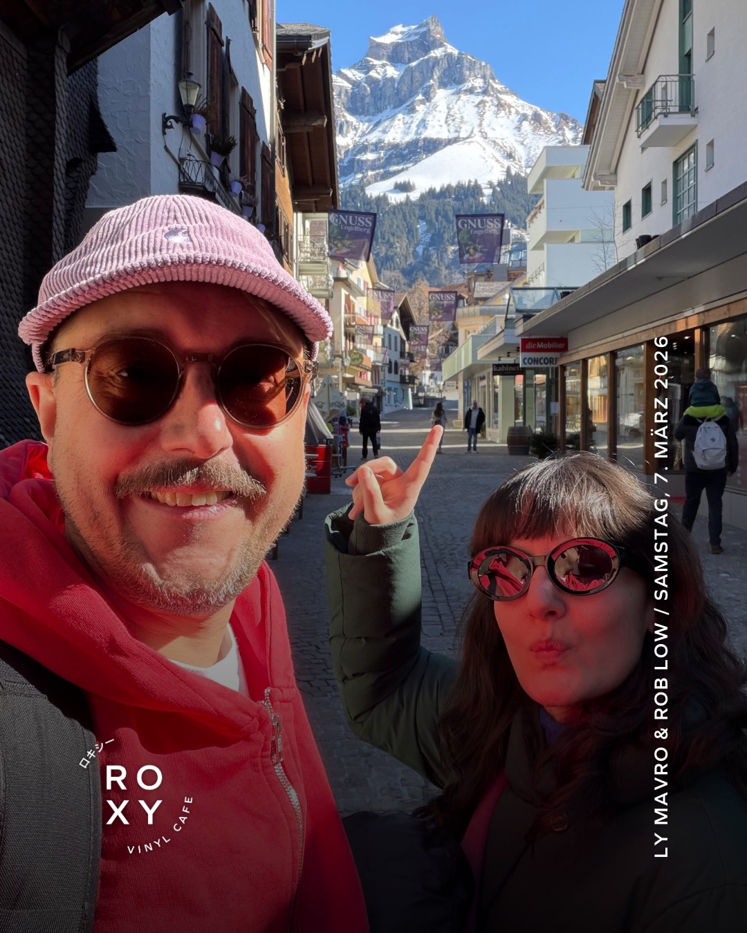 Roxy Saturday Vinyl Session / Ly Mavro & Rob Low
Samstag, 7. März 2026, 21:00
Gratis Eintritt!
Lydia and Rob will be playing an eclectic global set of new releases and deep digs, crossing time, borders and styles.
@ly_pengg + @rob.low.music
#roxyvinylcafe #vinylcafe #listeningbar #vinyl #winterthur