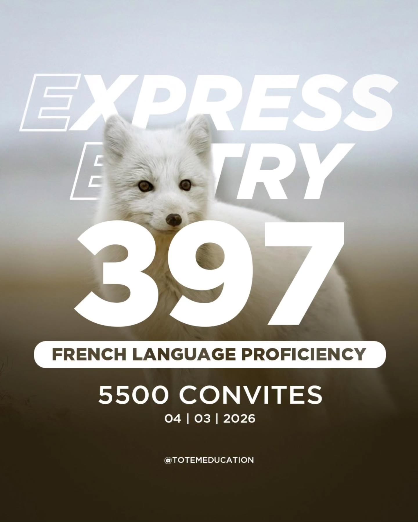 Foi convidado? Mande uma DM e vamos fazer juntos o processo mais importante da sua jornada Canadense!
Mais uma chamada do Express Entry pelo programa French Language Proficiency.
Nesta rodada foram emitidos 5500 convites e os candidatos precisam apresentar uma pontuação mínima de 397 pontos.
📝Se você deseja se candidatar à residência permanente pelo French Language Proficiency, chegou a sua hora!
➡️ Entre em contato com a Totem agora mesmo e dê o próximo passo na sua jornada no Canadá!
@totemeducation
#totemeducation #expressentry #residenciapermanente #brasileirosnocanada #imigrarcanada trabalharnocanada prcanada