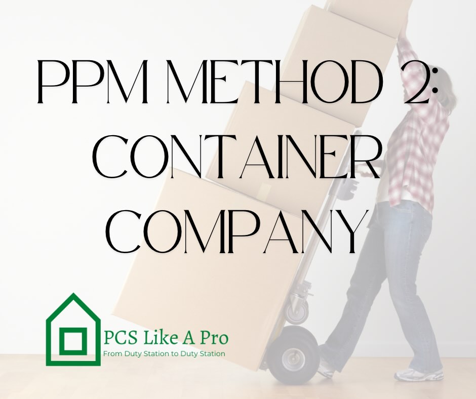 PPM METHOD 2: Container Companies
Becoming more and more popular are container companies like Pods or trailer companies like UPack and Estes.
These companies will drop the BBC obtained/trailer off at your home and allow you to load and then they will store, haul and deliver.
This is a great option for families who do not want to drive a rental truck across country but still eat the control of a PPM and happy to invest the time and sweat equity.
#pcslikeapro #PPMlikeapro