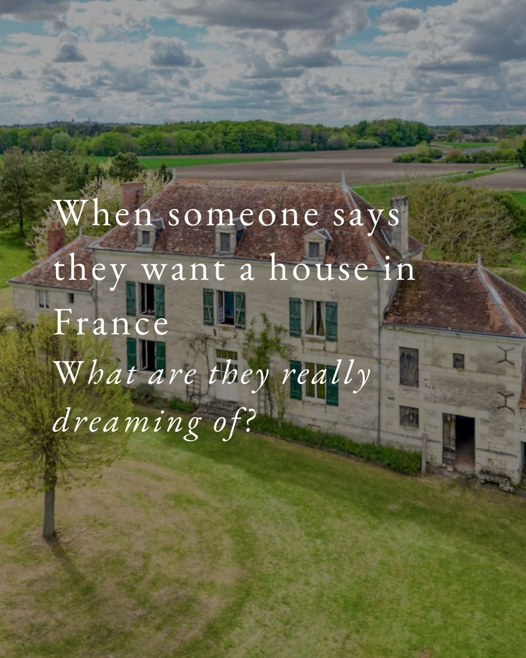 From ME to YOU….
In the countryside south of Richelieu, this old tufa stone manor sits quietly above the Veude valley.
A lime tree avenue leads to the house, with barns, former stables, a guest house and an old bread oven enclosing the courtyard. Nearly three hectares of land surround it, with open views across farmland and woodland.
It has been used as a holiday home for the past twenty years. The rooms are simple, bright and unpretentious, and the outbuildings offer plenty of possibilities if someone wanted to take it further.
PRICE €449K
LOCATION
Richelieu, Loire Valley
MORE INFO
1. Please ensure you are following the account
2. Comment HOUSE below
3. I will then DM the agents link
The CREDITS
All credits go to the agent. We are passionate about French property, sharing dream French properties for sale in France. We take no responsibility for any inaccuracies. All details are derived from the agent’s details to the best of our knowledge. Any enquiries are directed to the agent’s website.
#frenchproperty
#frenchcountryhome
#frenchcountryside
#dreamfrenchhome
#frenchfarmhouse
