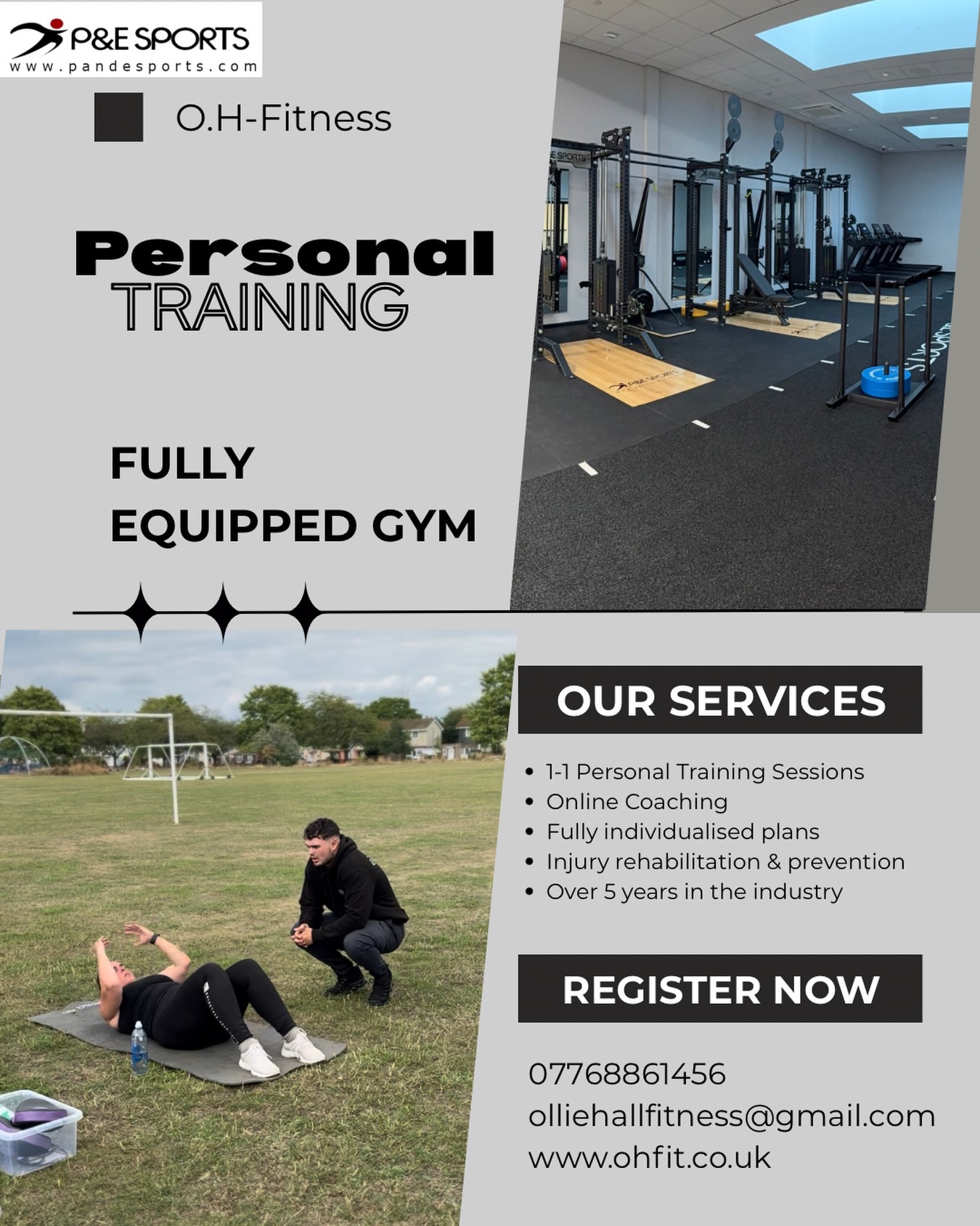 A MASSIVE 50% of your first session‼️
Interested in having a 1-1 personal trainer to get you on the right path in fitness?
I have helped many clients across the 5 years I have been a personal trainer & I finally have availability to take on some more!
This includes:
-Progressive overload on all sessions
-Adaptations where needed to work around injuries
- Form analysis keeping you safe at all times
- That extra push to keep you on track!
My website: https://www.ohfit.co.uk
My reviews: https://uk.trustpilot.com/review/ohfit.co.uk
