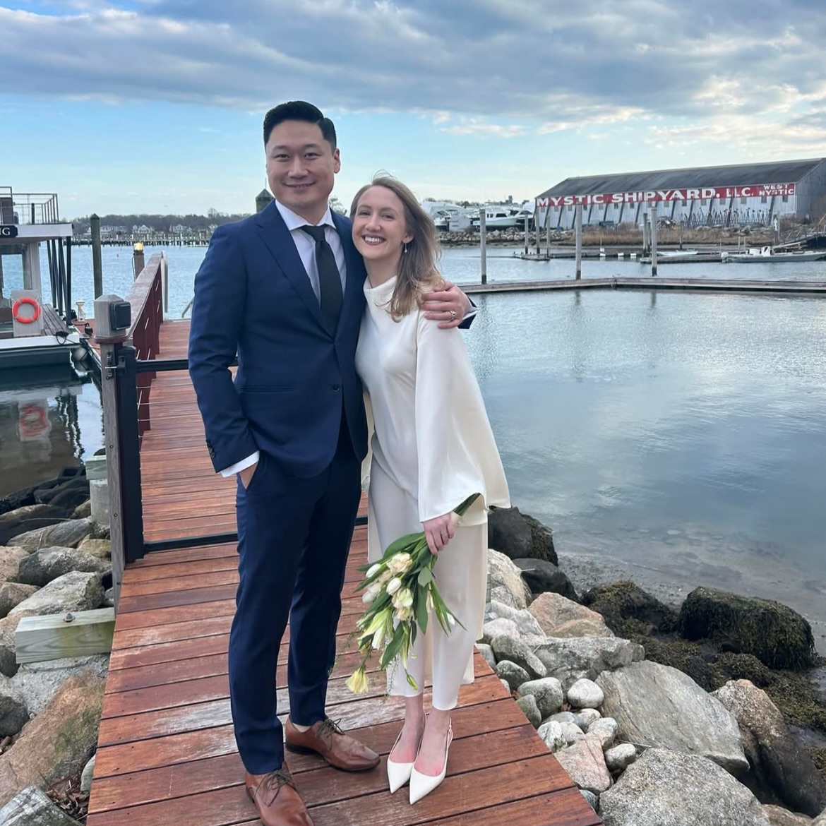 Happy Anniversary to Nicole and Shota who were married last year on a warm day in Mystic! Wedding Officiant | CT Wedding Celebrant | Personalized Ceremonies | Justice of the Peace | Destination Weddings | Elopements | Vow Renewals | Wedding Day Officiant | Marriage Celebrant | Hartford CT
Sarah Sullivan is a wedding officiant and Justice of the Peace based in Connecticut who creates personalized, meaningful wedding ceremonies for couples locally and beyond. She specializes in custom wedding scripts, elopements, and destination weddings that reflect each couple’s unique love story.