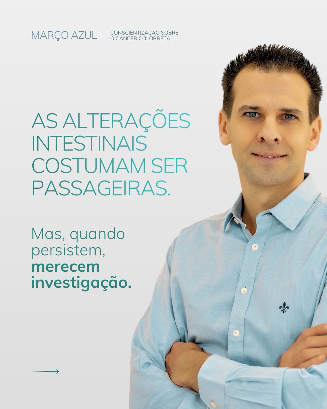 Mudança no funcionamento do intestino pode ser sinal de câncer colorretal? 🩺🤔
Na maioria das vezes, os primeiros sinais são sutis. Repetem-se, parecem passageiros e acabam sendo adiados.
O problema é que o câncer colorretal costuma evoluir de forma silenciosa.
Quando os sintomas passam a incomodar de forma mais evidente, a doença pode já estar em estágio avançado.
A prevenção começa com rastreio adequado, atenção aos sinais persistentes e acompanhamento médico regular. 💙
-
#clinicamirabile #clinicamultidisciplinar #portoalegre