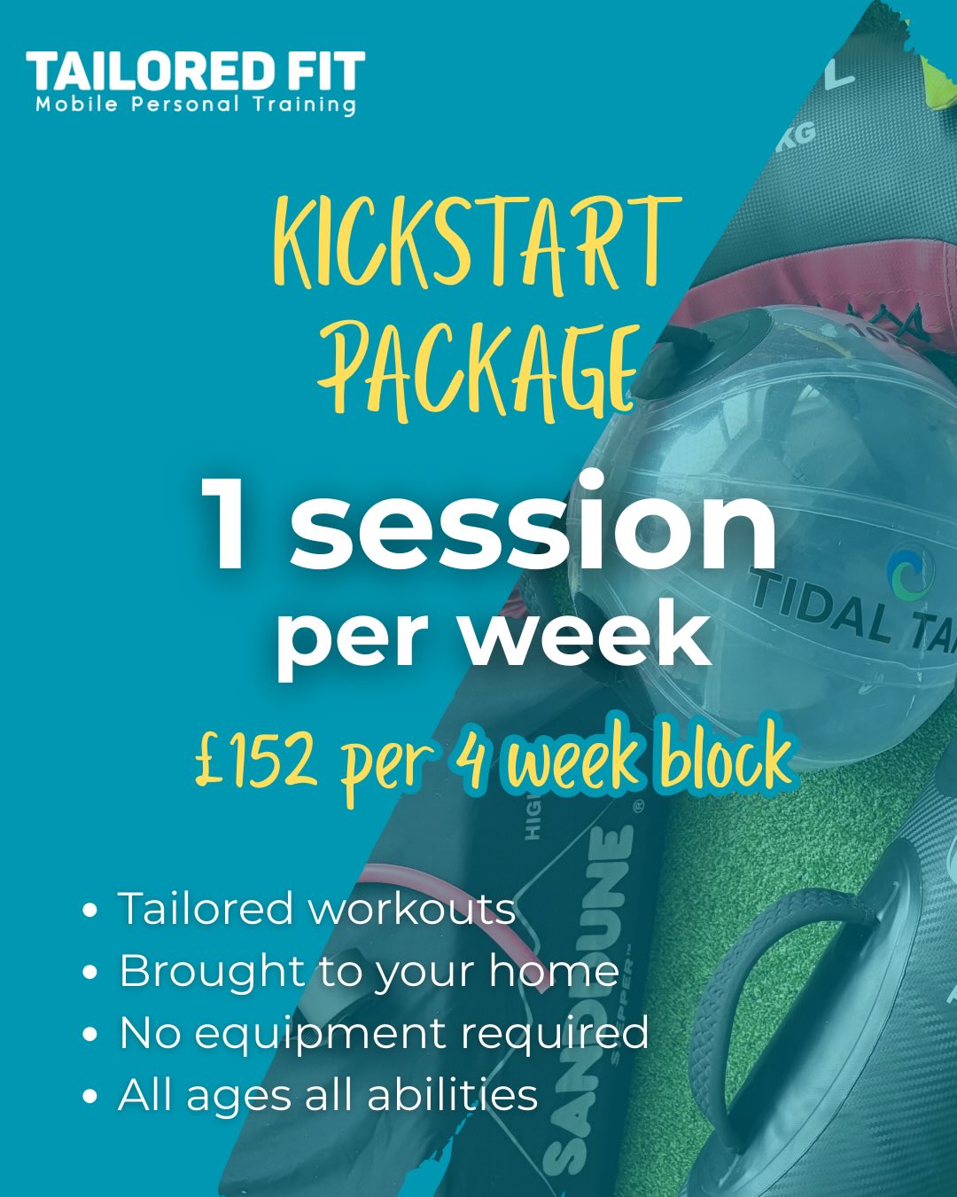 Not everyone needs the same approach to fitness, that’s why I offer three coaching packages designed around real people and real life.
Whether you’re just starting out, building consistency, or ready to push your progress further, there’s an option that fits.
✔️ Kickstart – build the habit
✔️ Consistency – build momentum
✔️ Transformation – commit to real change
All sessions are 1:1 personal training delivered to your home, with guidance, structure and support every step of the way.
Fitness doesn’t need to be complicated, it just needs to work for you.
📍 Mobile Personal Training across Telford & surrounding areas