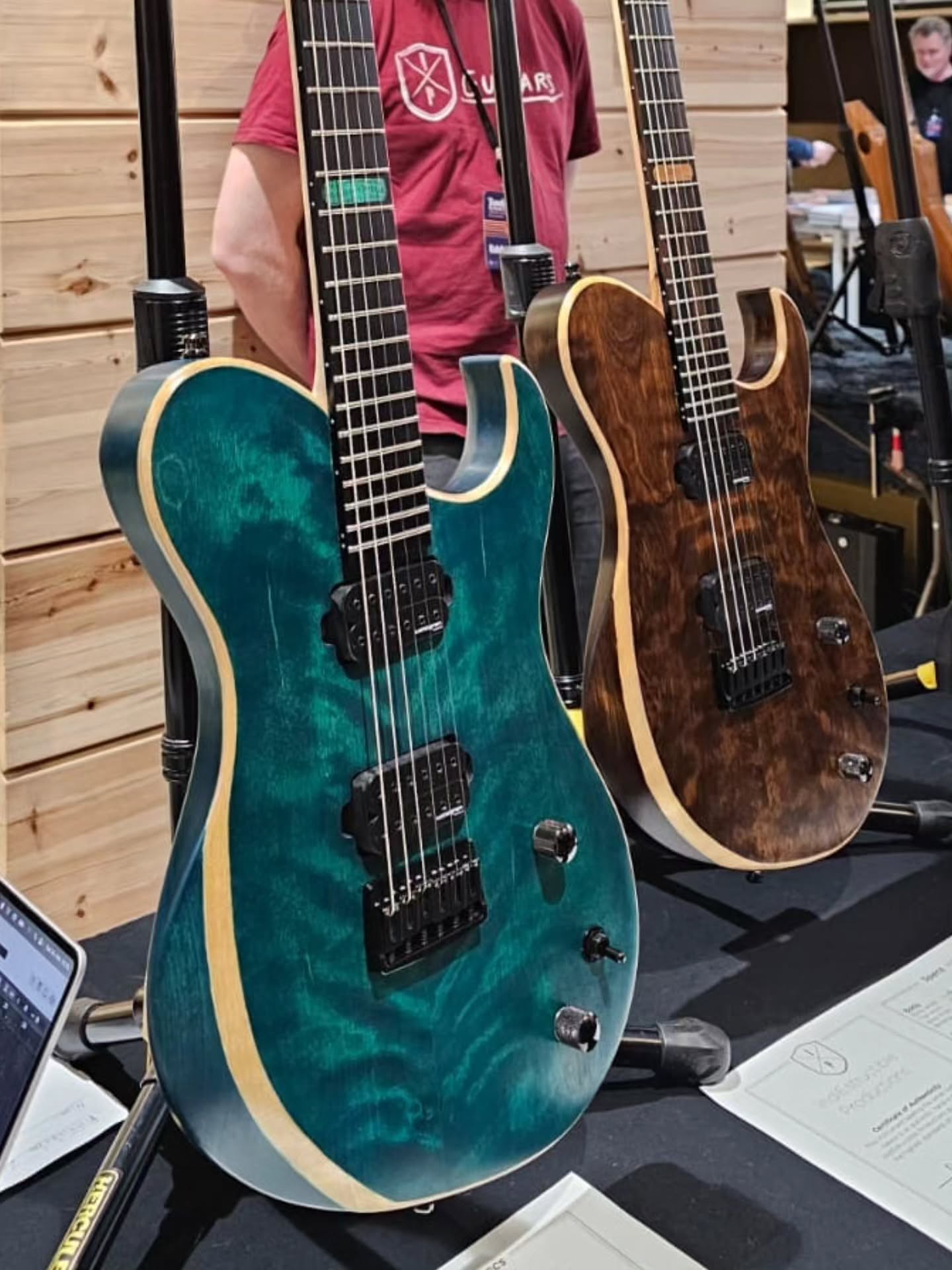 Great vibes from Tonefest 2026.
Thank you to everyone who popped by the booth for a chat and those you tried the guitars out🤘🏻 I am so grateful for the reception that my work received and glad that the new Daedalus models were definitely picked up the most (these will be up the site soon, if you already want one, hit me up. 2150€ each).
As talked about with several peers during the weekend, I love these events. It is so fun to see that especially here in Finland us makers have our own specific things going on, we share tips and processes and there is no real rivalry to speak of between brands. It's like no other field I know.
The 2026 Riff Contest gathered a total of 14 contestants! Over double the amount from last year, video and winners to follow in the coming days.
See you all next year!🤘🏻❤️
#tonefest2026 @finlandtonefest #ipguitars #tonefest