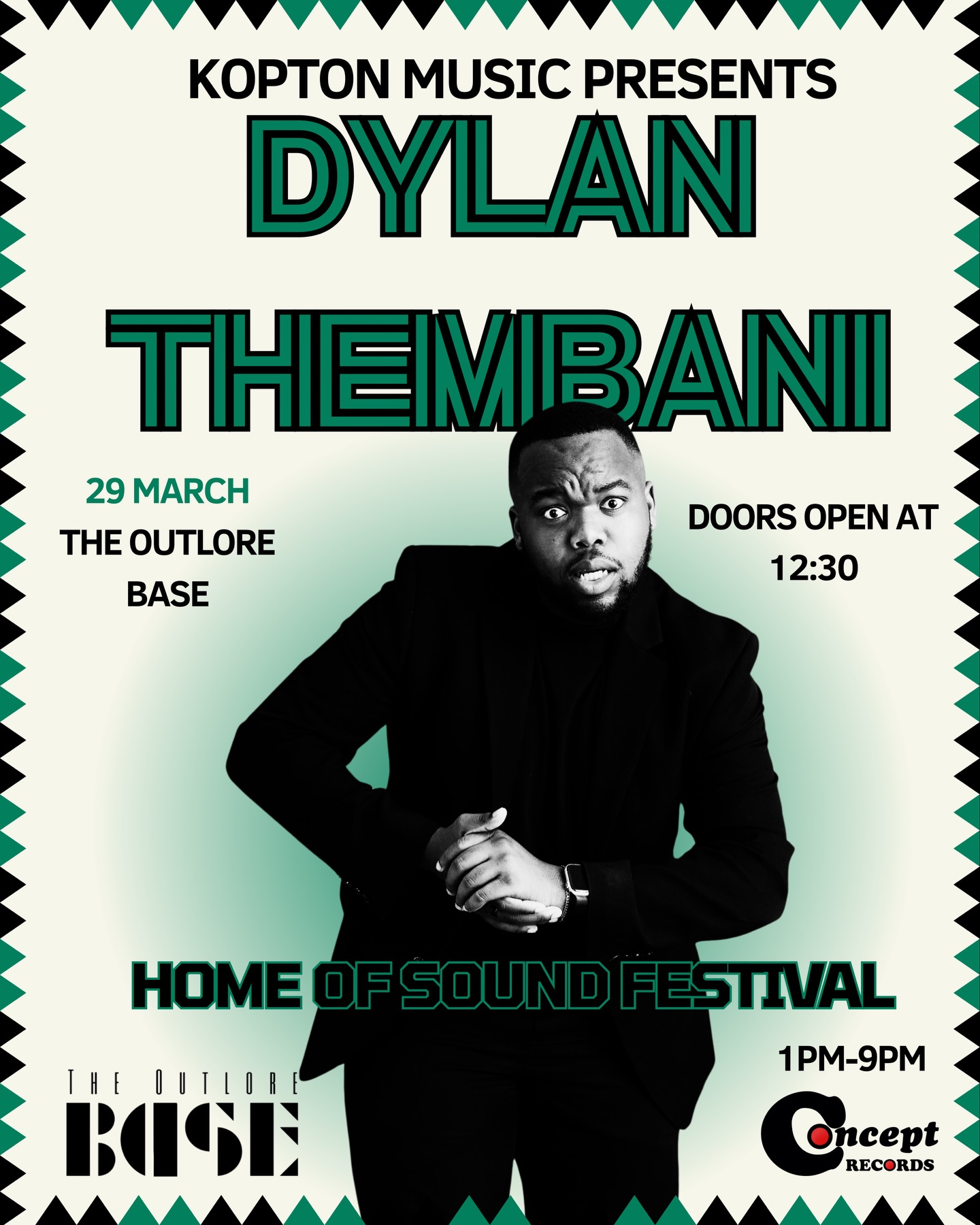 We’re so excited to announce that local actor @dizzatheartist will be our MC for our birthday!🎬🤩🇿🇦You may have seen him on local MTN and KFC commercials and very soon, you will be seeing him on Netflix.🤫🍿Dizza is a long time friend of Kopton Music and will be keeping you entertained throughout the evening. Welcome home, Dizza! See you on the 29th!😉🎫
#homeofsoundfestival #dylanthembaniofficial #koptonmusic #capetown #jazz