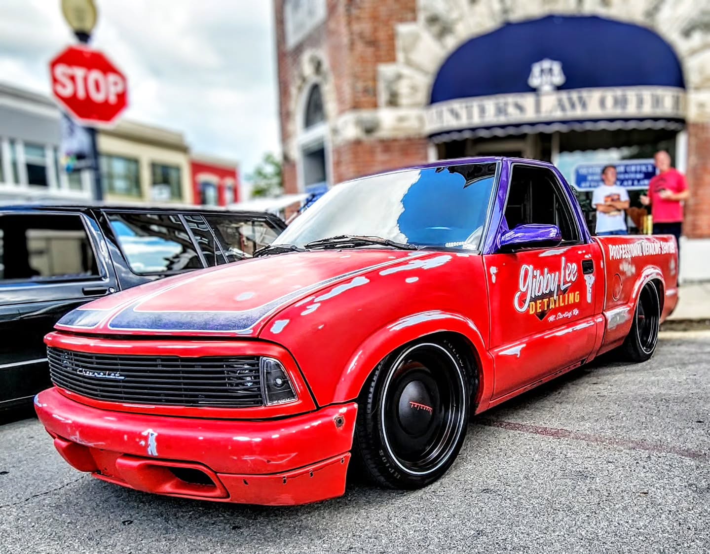 This slammed Chevy from GibbyLee Detailing is proof that patinaed paint, clean lines, and killer stance will stop traffic faster than any red light. From the custom touches to the way it sits on the street, this truck screams small-town pride with big-time show quality. If your ride isnât turning heads like this, you already know who to call.#GibbyLee #GibbyLeeDetailing #Cartucky #ChevyTruck #DetailersOfInstagram StreetTruck StanceNation KentuckyRides