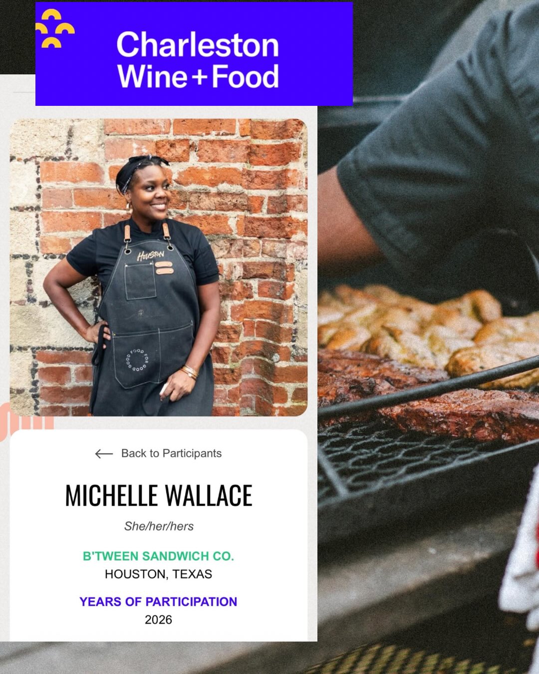 ✨Charleston here I come!!
Big thank you to @chswineandfood for the invitation to participate!! You can find me on Saturday March 7th cooking at the Toasted event! Tickets are showing as limited availability…so grab yours now if you want to come.
20 years of Charleston Wine + Food is something to celebrate and I’m honored to get my first invite to help make it deliciously amazing!!
@jennarkepley thank you!
Y’all come see me!
#toasted