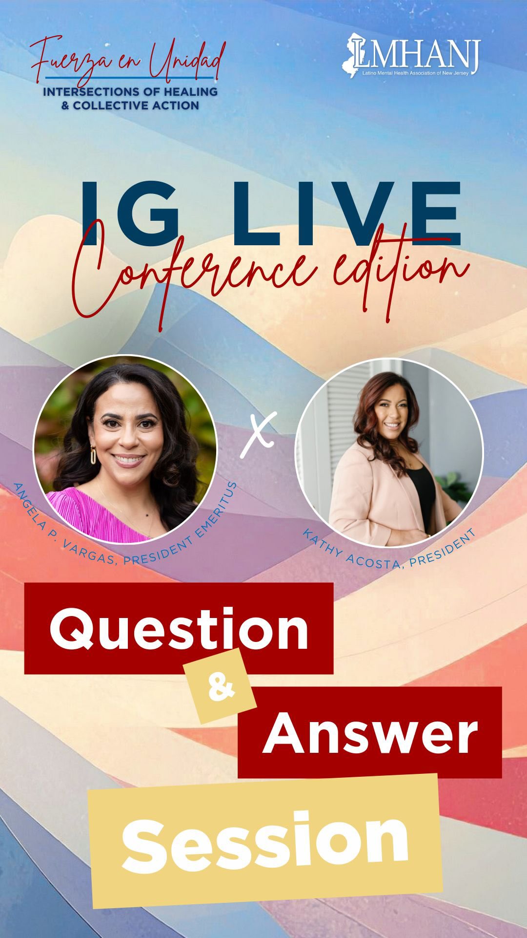 🎥 Conference Q&A Recap
Missed our IG Live? We got you.
We went live to answer your biggest questions about the upcoming LMHANJ Conference — from registration details and CEUs to what to expect each day and how to make the most of your experience.
If you’ve been on the fence about attending, this recap is for you 👀
✨ Keynote + roundtables
✨ Immersive healing experiences
✨ Networking + happy hour
✨ CEU opportunities both days
There’s still time to join us but don’t wait too long.
Drop any additional questions below and we’ll make sure you get the info you need 💛
Comment “BOOK” to enter the book raffle & “TICKET” to enter a chance to win tickets for the conference!
🔗 Register now at www.latinomentalhealthnj.com
