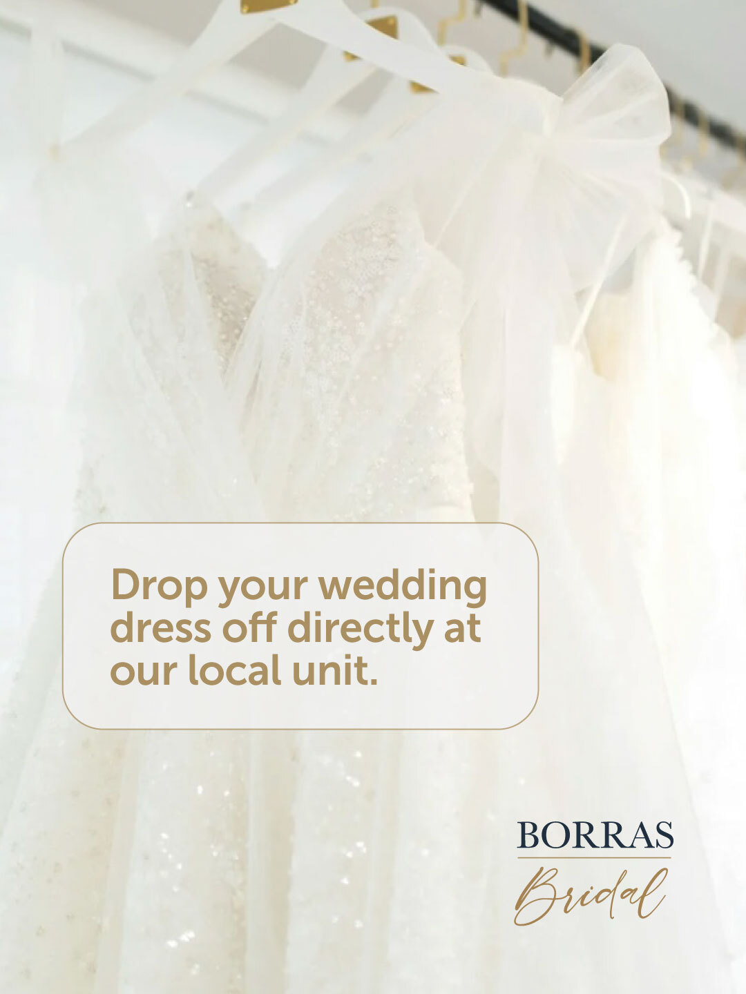 Your wedding dress deserves expert care. At Borras Bridal, we treat every gown with the attention it deserves - and we are based locally, in Wrexham.
You can simply arrange to drop-off your dress online today!
๐ฐ๐ผ Borras Bridal Wedding Dress Cleaning
๐ Wrexham, North Wales
๐ฒ Book you dress online at www.borrasbridal.co.uk