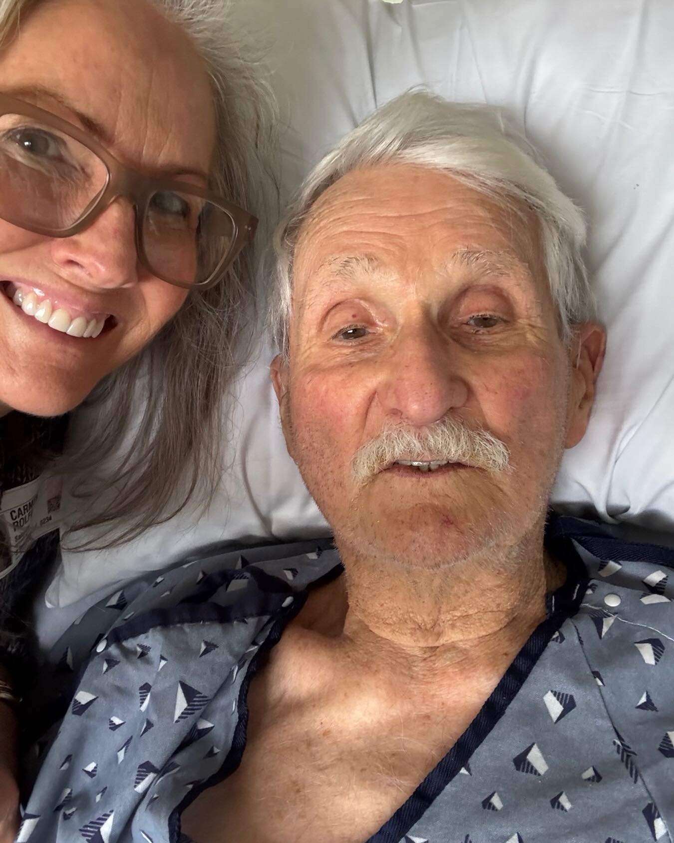 My precious 91 yr old dad took a tumble night before last and broke his hip. I swear you guys he is Benjamin Button. He just gets younger the more his numbers rack up.. I know without a doubt he is going to be just fine and back on that dirt bike with MY grandkids! He’s a ROCK STAR🌟✨☀️🌟💥 I’ve got good genes baby!