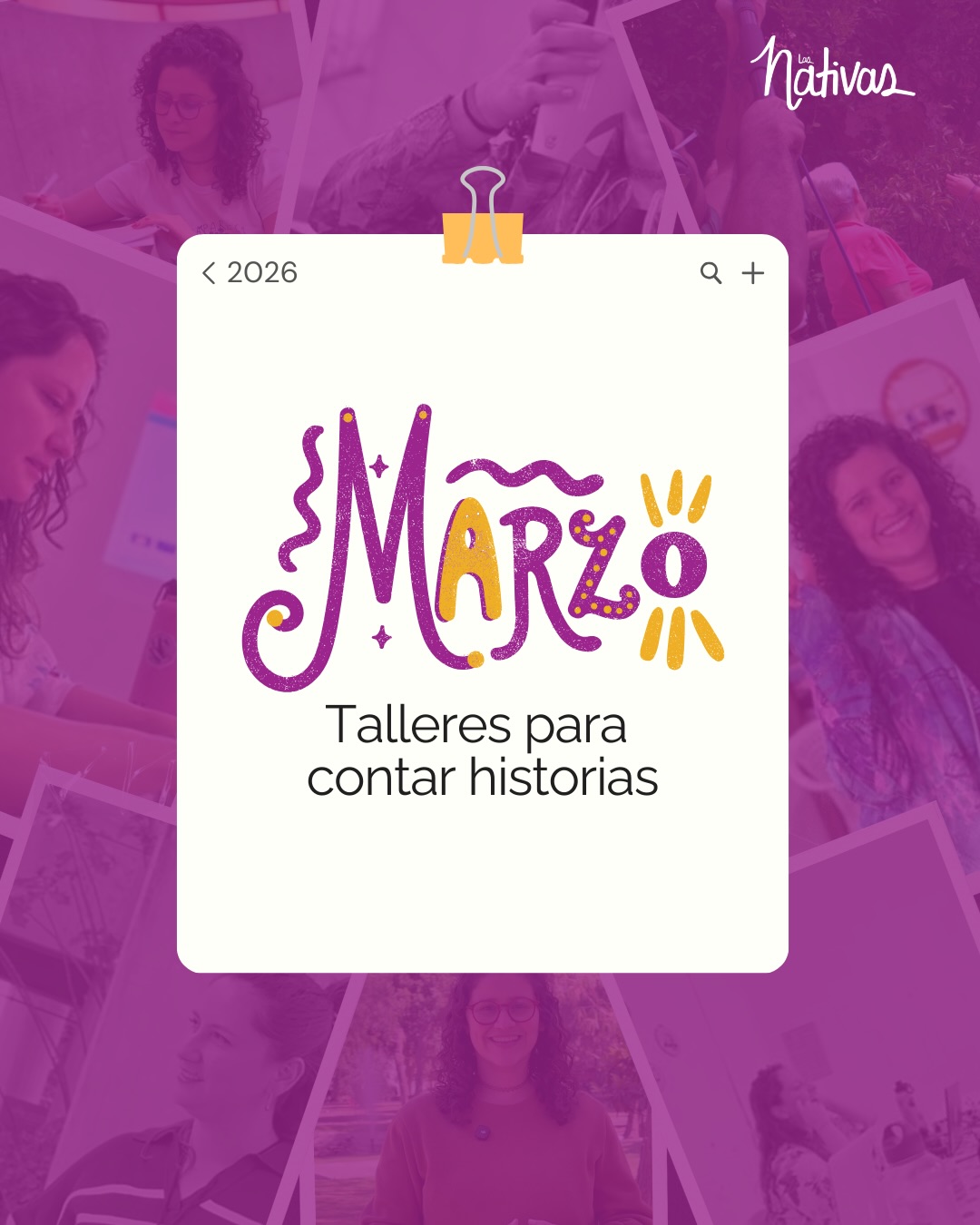 Marzo llega con dos talleres muy especiales: Mujeres históricas para aprender sobre la sabiduría del cuerpo femenino, a través del arte journal y Habitar la palabra, un espacio para escribir las cartas que nunca enviaste.
Agéndate con nuestra fechas y reserva tu cupo en nuestra plataforma de Nas.io 😍 LINK EN BIO.
#mujereshistoricas #escrituracreativa #artjournal