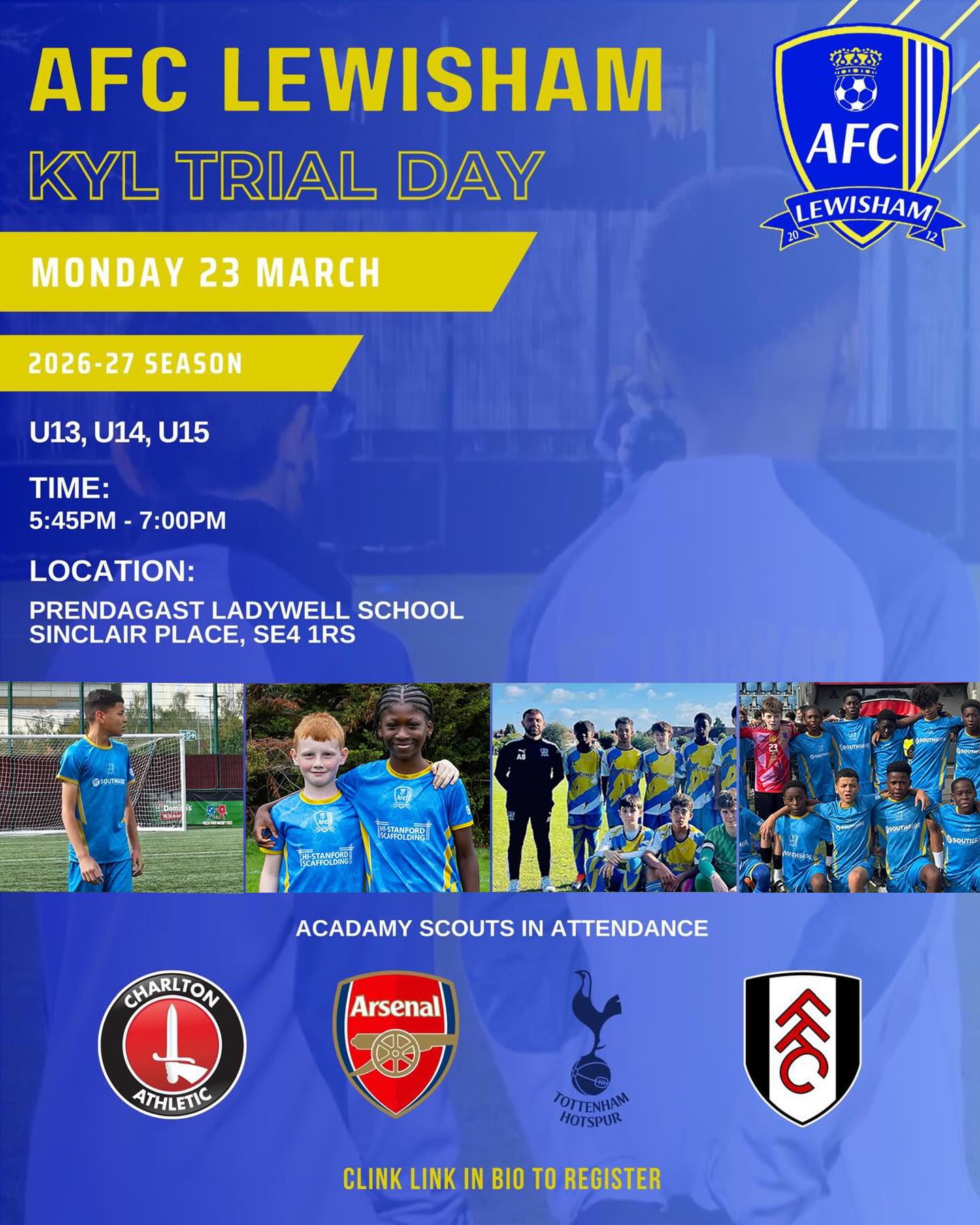 Kent Youth League trial day locked in! ⚽🔥
We’re looking for players who want to compete in the Kent Youth League.
Must be able to commit to 2 training sessions a week. Extras on your own time. Full commitment to Sunday and showcase fixtures.
If you’re ready to put the work in and represent properly, Click the link in the bio! #footballtrials #football #footballclub #afcl
