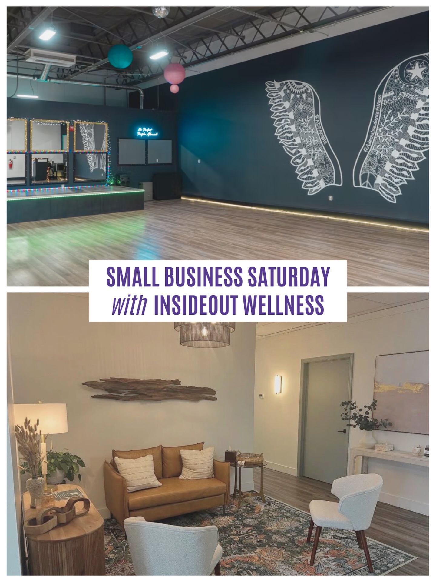 For March’s Small Business Saturday, we’re teaming up with @insideout__wellness, a holistic health center that provides personalized nutritional solutions and wellness treatments to elevate your quality of life… from the inside out! InsideOut Wellness is led by one of our long-time and much loved members, Shay! (@shaymedrx)
Shay is passionate about balanced wellness for the body, mind, and spirit to help you feel your best!
Give InsideOut Wellness a follow to learn more about the many different products and services they offer.
Sign up for this Saturday’s ClubADF class, and you’ll leave with a goodie bag from InsideOut Wellness. You can also expect some giveaways and an opportunity to learn more about all that InsideOut offers… in addition to a fun, effective workout from Adrenaline!
#yeahthatgreenville #greenvillesc #gvl #greenvillewellness #greenvillefitness