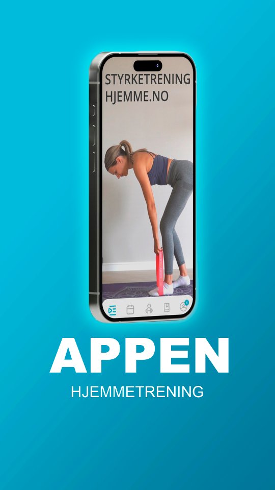 APPEN vår på hjemmetrening 🤩🏠 #hjemmetrening #treninghjemme #trening