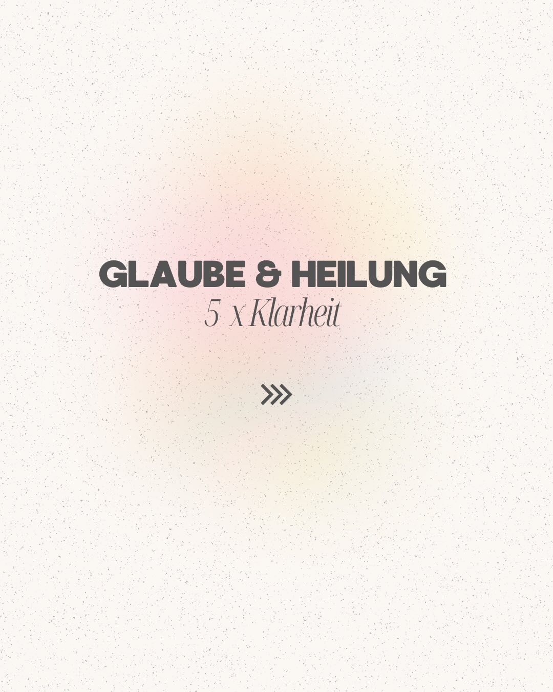 Heilung beginnt schon in dem Moment, wenn wir erkennen, dass es nur Einen gibt, der uns wirklich heilen kann.
Es ist keine Technik, kein System oder Selbstoptimierung, sondern wahre Beziehung zu Yaya. Es geht in der Tiefe um die Heilung unseres Glaubens, damit unser Seelenspirit wieder aufatmen kann.
#glaube #heilung #yaya #beziehung