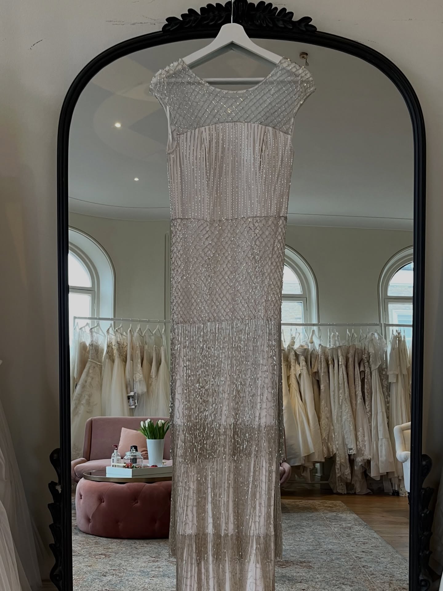 Sparkly, unique and with a vintage touch. ✨🤍 Take a look at some of our favourite party dresses in store from @elizajanehowell and book your appointment to try them on before they are gone.