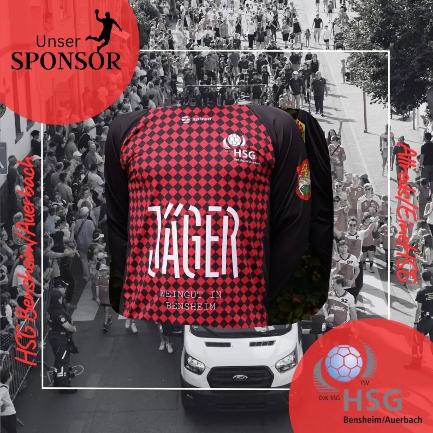 Die HSG Bensheim/Auerbach sagt Danke an das Weingut Jäger in Bensheim für die großartige Unterstützung 🙌
Mit viel Leidenschaft, Tradition und Qualität steht das Weingut Jäger für das, was auch unseren Sport ausmacht: Teamgeist, Engagement und regionale Verbundenheit.
Wir sind stolz, einen so starken Partner aus unserer Region an unserer Seite zu haben.
Wenn ihr auf der Suche nach hervorragenden Weinen direkt aus der Region seid, schaut unbedingt beim Weingut Jäger vorbei! 🍷 @weingut.jaeger
#hsgbensheimauerbach #handball #einehsg #weingutjäger #allreds