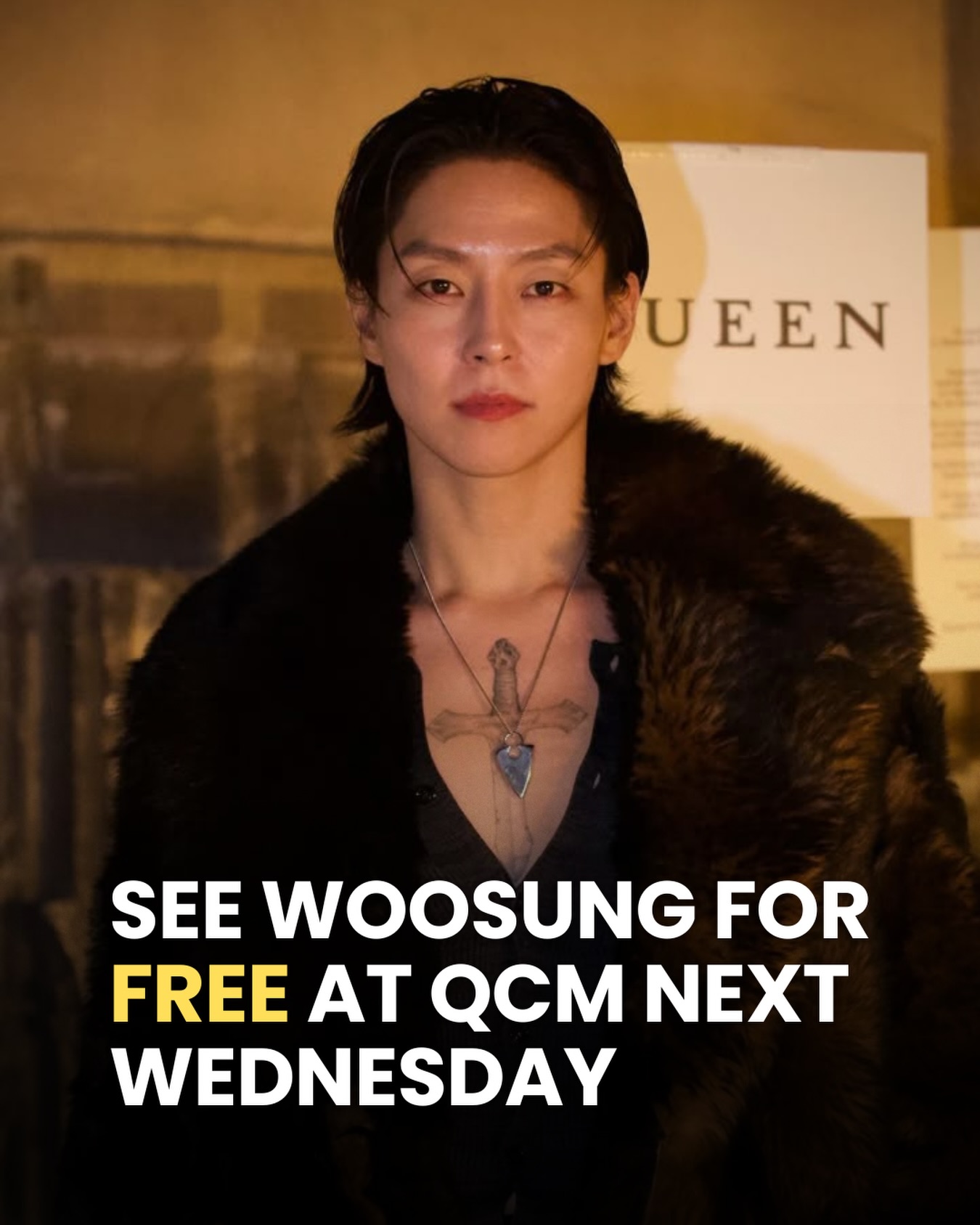 🚨 Pop Up Event Alert 🚨
🌙 Meet & Greet with Woosung @iwoosung
DM us “Woosung” for the link! (DM not comment)
🗓️ Wednesday, March 11
⏰ 12–2PM (check-in starts 10:30AM)
📍 Samsung Experience Store at Queens Center Mall
🎤 Samsung Galaxy is inviting you to connect with Woosung at an in-person meet & greet. Group photos, in groups of five, will be taken.
🎟️ How to attend:
📝 Reserve a free Eventbrite ticket (required; not first-come-first-served at the door).
✅ Event is free; ticket must match your name and be shown at check-in.
⏳ Entry is not guaranteed, so arrive on time with your ticket ready.
🕒 Waitlist will be managed on-site if space opens up.
#woosung #woosungtherose #therose