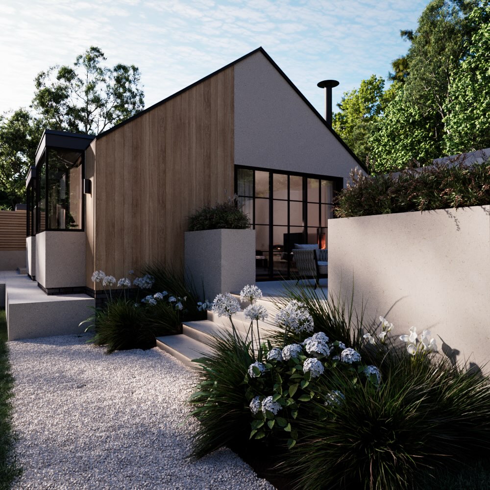 _ n e w p r o j e c t r e v e a l . . .
Stage one of our new residential transformation project is complete and ready for planning: a beautifully crafted garden studio designed as a private retreat within the landscape. This first phase delivers a fully self-contained staff annex, two guest bedrooms, a dedicated office, gym and an entertainment space that flows seamlessly into a secluded courtyard garden.
Natural timber cladding, soft render tones and steel-framed glazing create a calm, contemporary aesthetic . . . while the feature stone fireplace anchors the courtyard as a warm, inviting focal point for year-round gatherings.
A space designed for flexibility, privacy, and connection to the outdoors . . . watch this space as this project evolves!
#designsbystudioeed #newbuild #coastalliving #homedesign #lymington