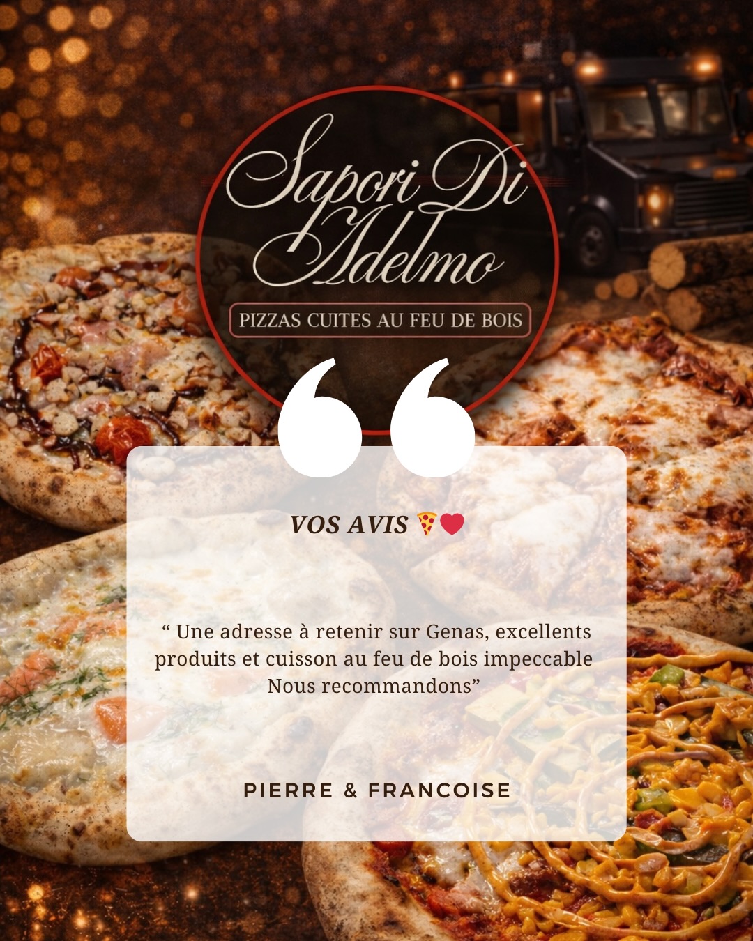 VOS AVIS ❤️
Merci à vous chers clients, de prendre le temps de nous écrire vos jolis petits retours 🥰
Qualité des produits, et convivialité sont des valeurs importantes à nos yeux.
Grazie mille ✨