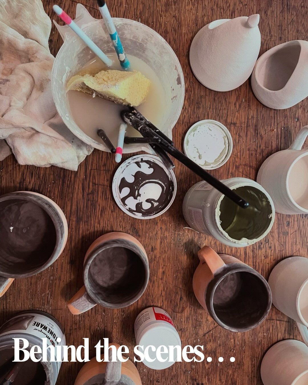 March meet the maker prompt 2: behind the scenes.
I am so lucky to have a studio at home. It’s tiny but I make it work - there’s quite a bit of taking pots in and out of the house, and repurposing the kitchen for glazing, sanding, drying etc.
One of the big reasons for leaving my academic job was my teenage son developing a chronic illness. Making pots around caring for him gives me fulfilment, brings me joy, and keeps me busy. Sid, our Siamese, also likes getting in on the action 😹
#marchmeetthemaker #jenmakespots #carer #potter