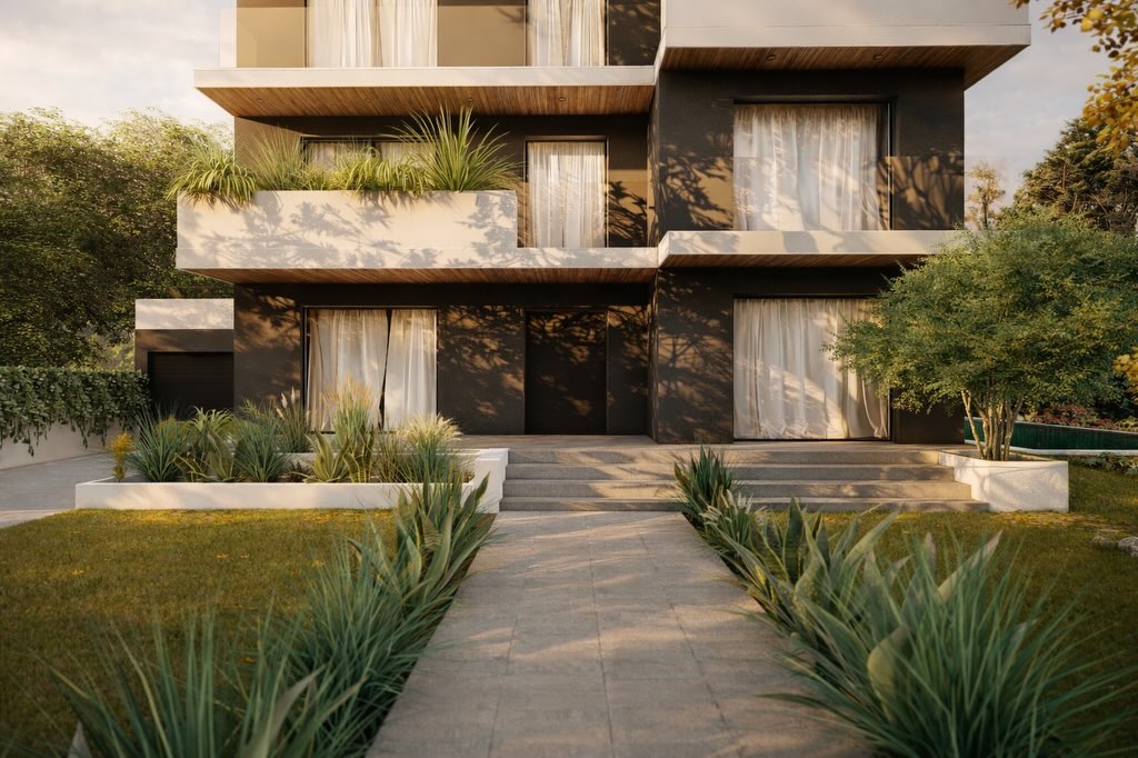 Villa G13 ✨
Ogni architettura custodisce una storia. Questo progetto nasce dal desiderio di non cancellarla, ma di farla evolvere. Un’abitazione esistente a un solo livello viene trasformata attraverso la sopraelevazione di due nuovi piani e la realizzazione di una terrazza abitabile. Il volume originario resta saldo, come basamento compositivo e memoria dell’impianto iniziale; su di esso si innestano nuovi livelli dalle geometrie essenziali e dagli aggetti orizzontali, capaci di definire un linguaggio contemporaneo senza rinnegare le radici. La scelta dei materiali richiama la tradizione costruttiva locale: tonalità e matericità dialogano con il paesaggio, perché innovare non significa rompere, ma interpretare con rispetto ciò che esiste da sempre. All’esterno, superfici, verde e percorsi si intrecciano in un sistema unitario che accompagna lo sguardo e il passo fino alla nuova piscina nel giardino, trasformando lo spazio aperto in un’estensione naturale dell’abitazione.
L’ampliamento si sviluppa per stratificazione volumetrica, mantenendo l’impronta originaria e costruendo sopra di essa una nuova configurazione su tre livelli.
Ne emerge un’architettura rinnovata, in equilibrio tra permanenza e trasformazione, tra memoria e presente.
•
•
•
#architecture #exterior #villa