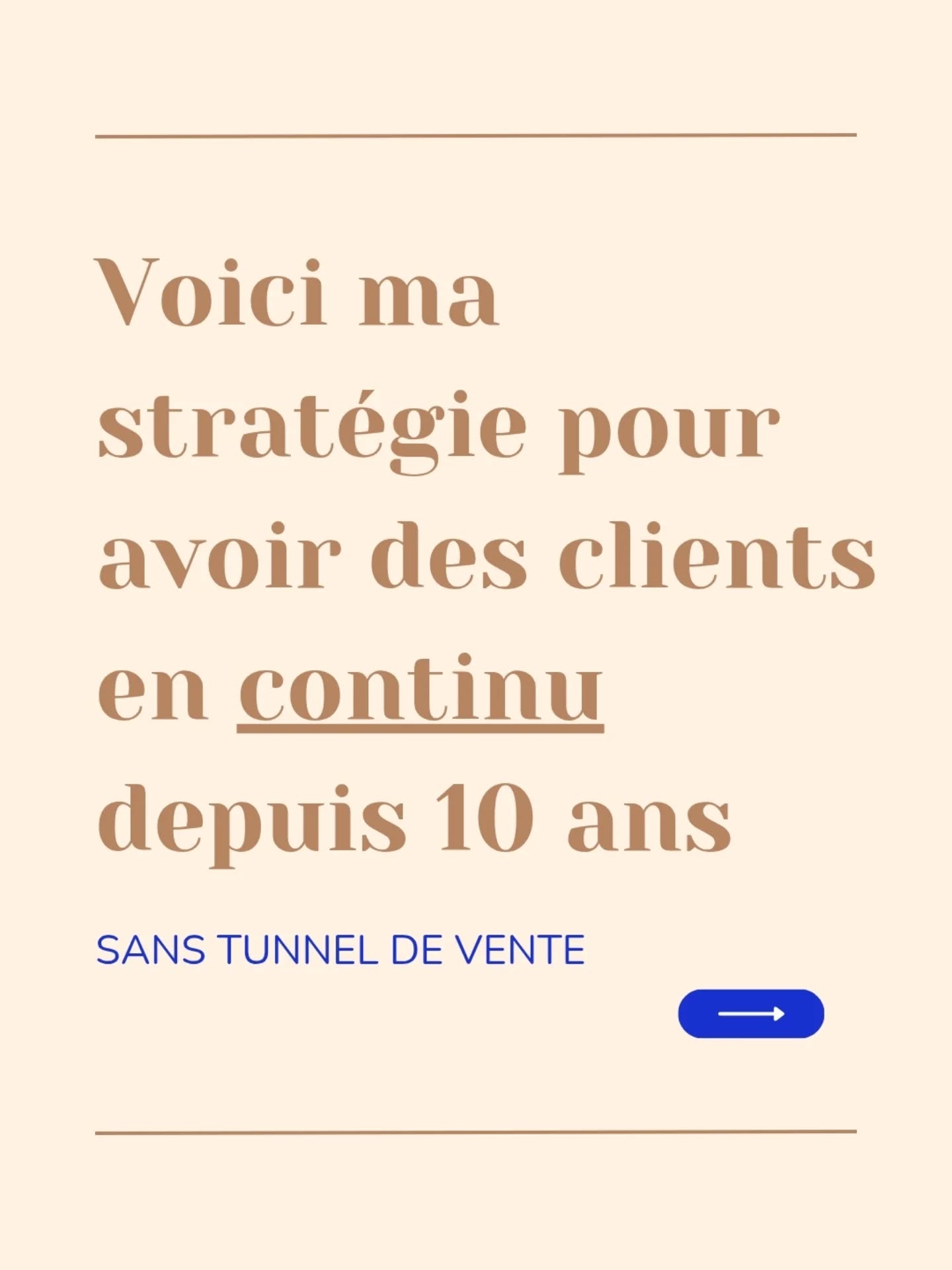 Ça fait 13 ans que je suis entrepreneuse et j'ai des clients en permanence, sans leadmagnet ni tunnel de vente.
Parce que je suis nichée, que je communique en continu sur les réseaux et en vrai, que je parle avec mes prospects et que je m'adapte.
C'est peut être ce dernier point le plus important : adapter ses offres au marché et aux besoins de sa clientèle.
Après je ne dis pas qu'il ne faut pas avoir de leadmagnet, de page de vente, de séquences d'emails etc. Tout ça c'est super et je suis en train d'y venir.
Je dis juste que tu peux avoir un leadmagnet de folie et toutes les automatisations du monde, la base c'est ton marché et ton offre et comment ces deux paramètres s'ajustent en permanence.
Et toi c'est quoi ta stratégie pour avoir des clients ?
#tunneldevente #leadmagnet #trouverdesclients