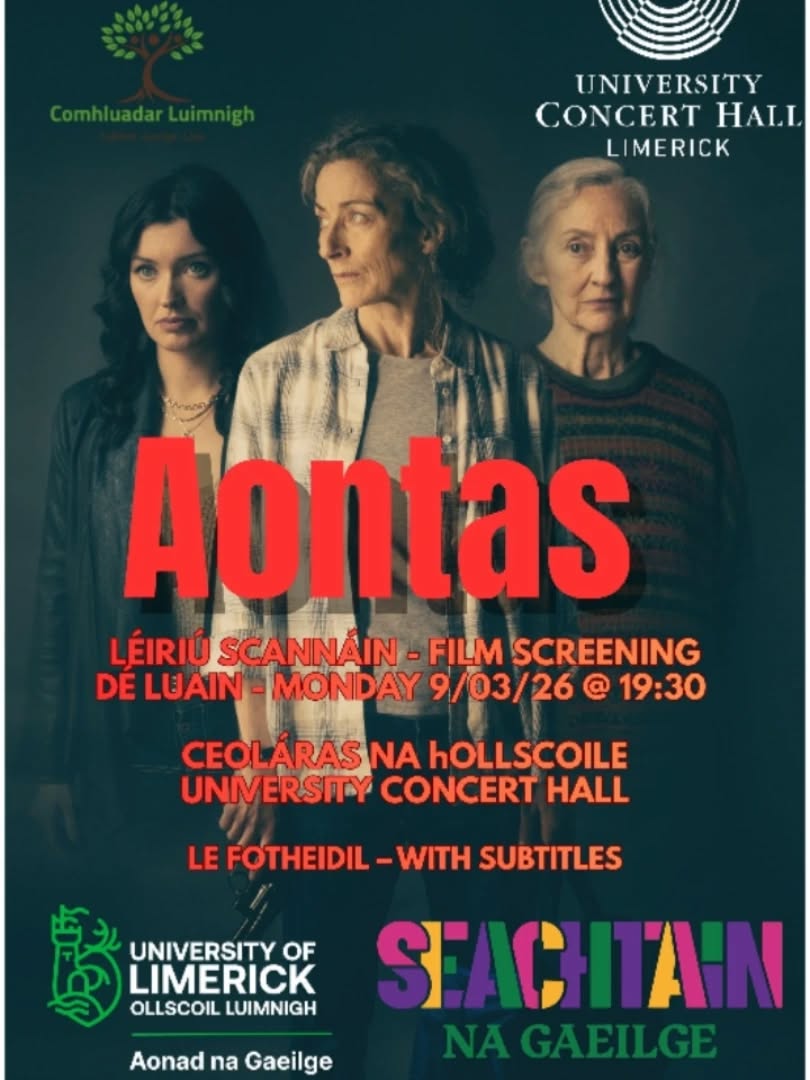 Bígí linn don imeacht álainn seo @aonadnagaeilge 🎥🍿
Cuirigí bhur dticéid in áirithe sa bhio ag leathanach Instagram @aonadnagaeilge 🎫
@snagaeilge @universityoflimerick @uchlimerick