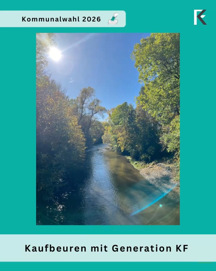 Für den Frühsommer haben wir den Traum von einem Pop-up-Wertachstrand 🌊
Das Ziel wäre natürlich eine dauerhafte Lösung!
Was sagt ihr dazu?
#generationkf #generationkfwahlkampf #generationkfkommunal2026 #kaufbeuren