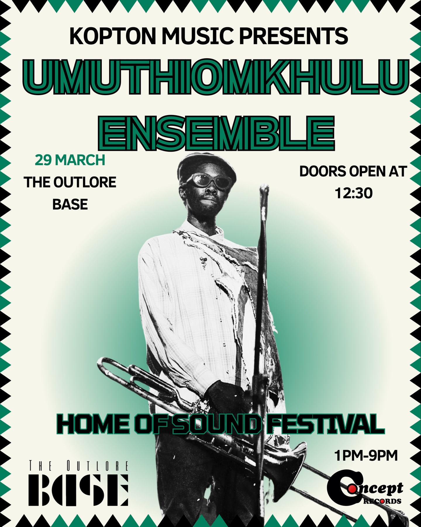 We’re so excited to announce the first “Friends of Kopton” lineup. @umuthiomkhulu_ensemble will be gracing the stage at our 3rd anniversary on the 29th, accompanying Dusse Wavy, Kitso Seti and T!MBO!🤩🇿🇦🔥If you jazz and R&B, get your ticket on Quicket or the link in bio!🎫 General tickets are now 35% sold and we’re only 27 days away!🗓️Tell a friend!
#homeofsoundfestival #umuthiomkhulu #jazz #capetownjazz #whatsonincapetown