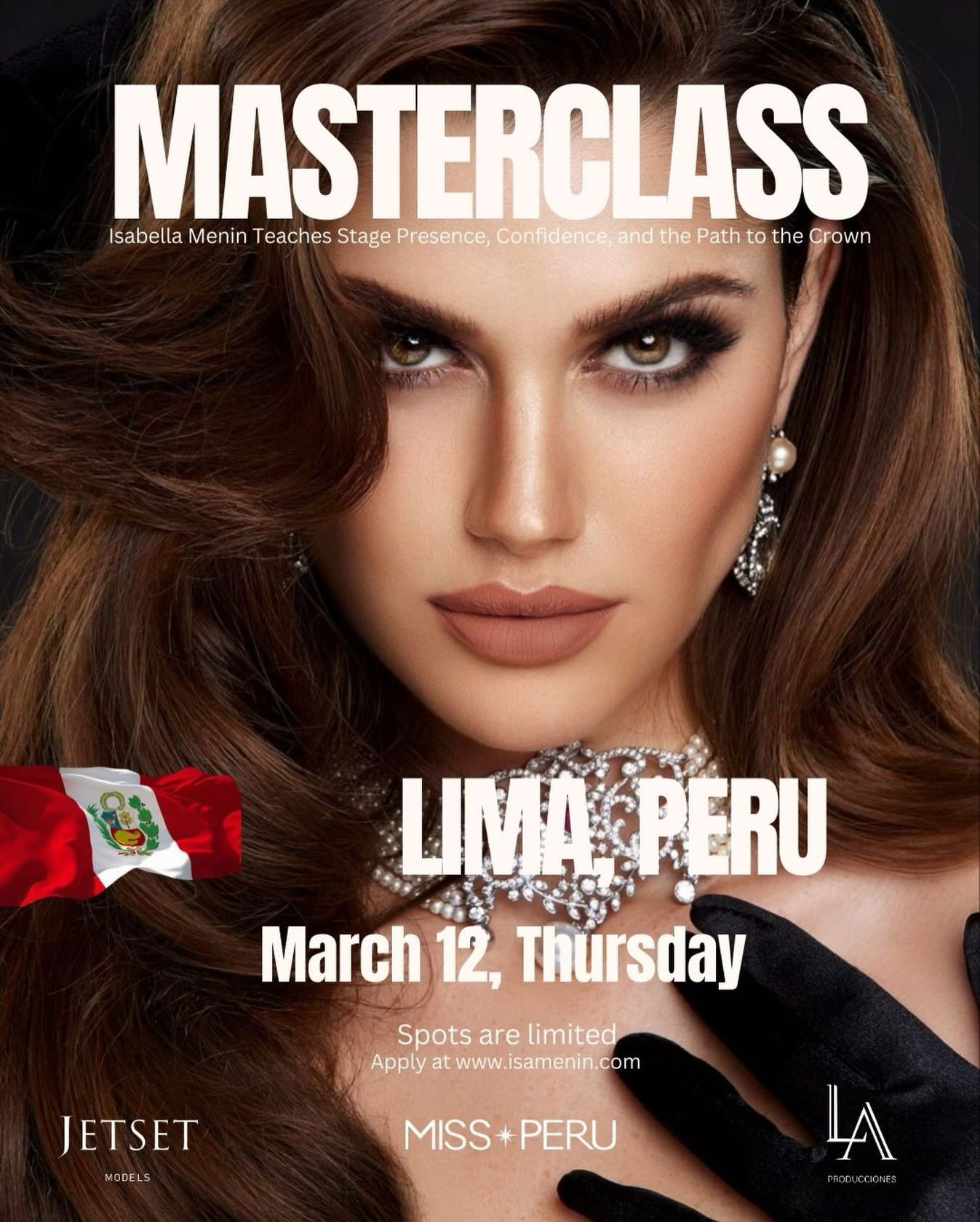 Our exclusive, in-person workshop with Isabella Menin returns to Lima, Peru. 🇵🇪
📅 Thursday, March 12
⏰ 6:00 – 10:00 PM
An intimate, high-level experience created for women who aspire to confidence, distinction, and personal growth. Discover the mindset, presence, and mastery that shape timeless elegance and authentic leadership.
Limited availability · Application only
Apply now at www.isamenin.com (link in bio)